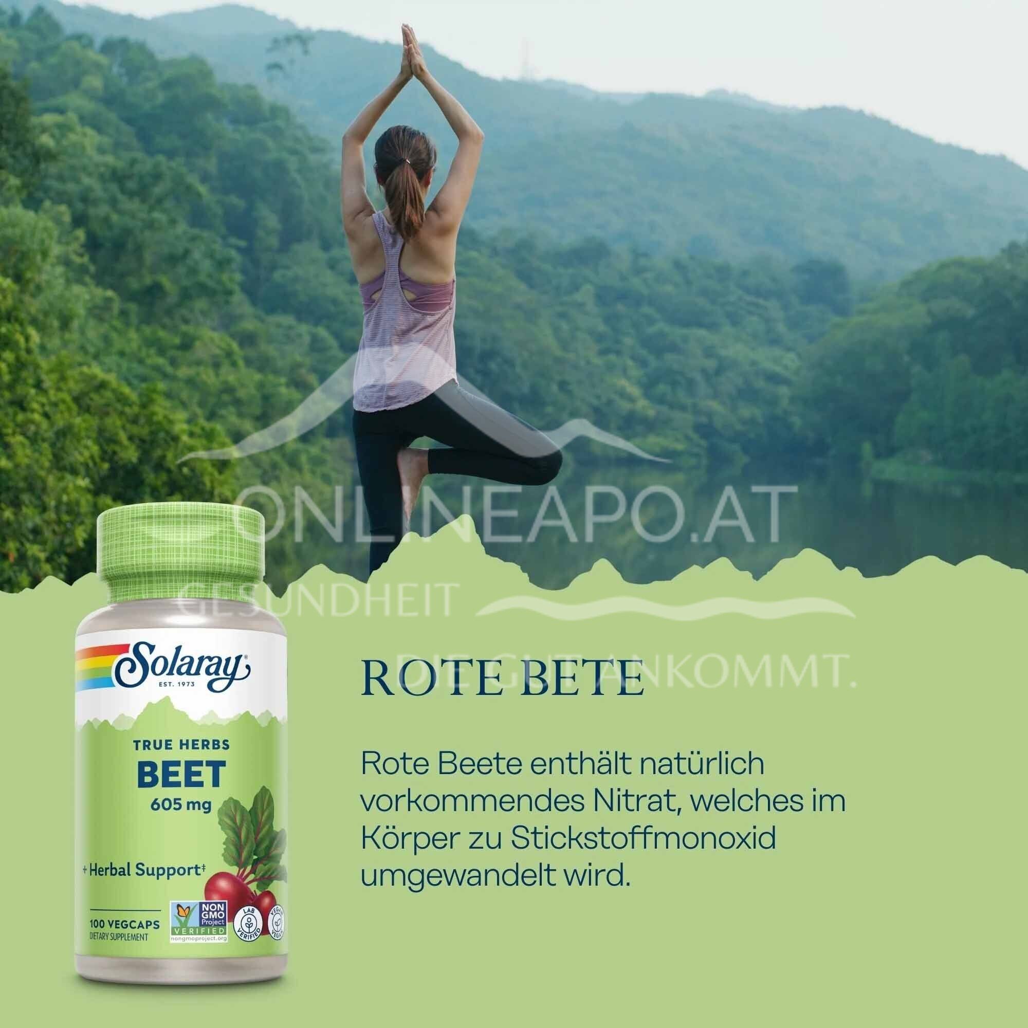 Solaray Rote Beete 605 mg Kapseln