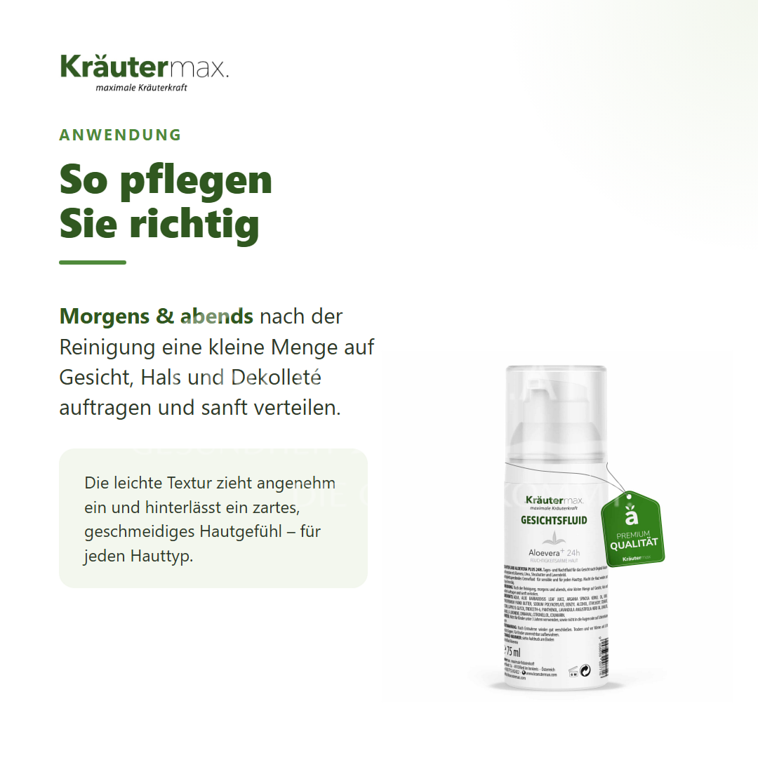 Kräutermax Aloe Vera Gesichtsfluid