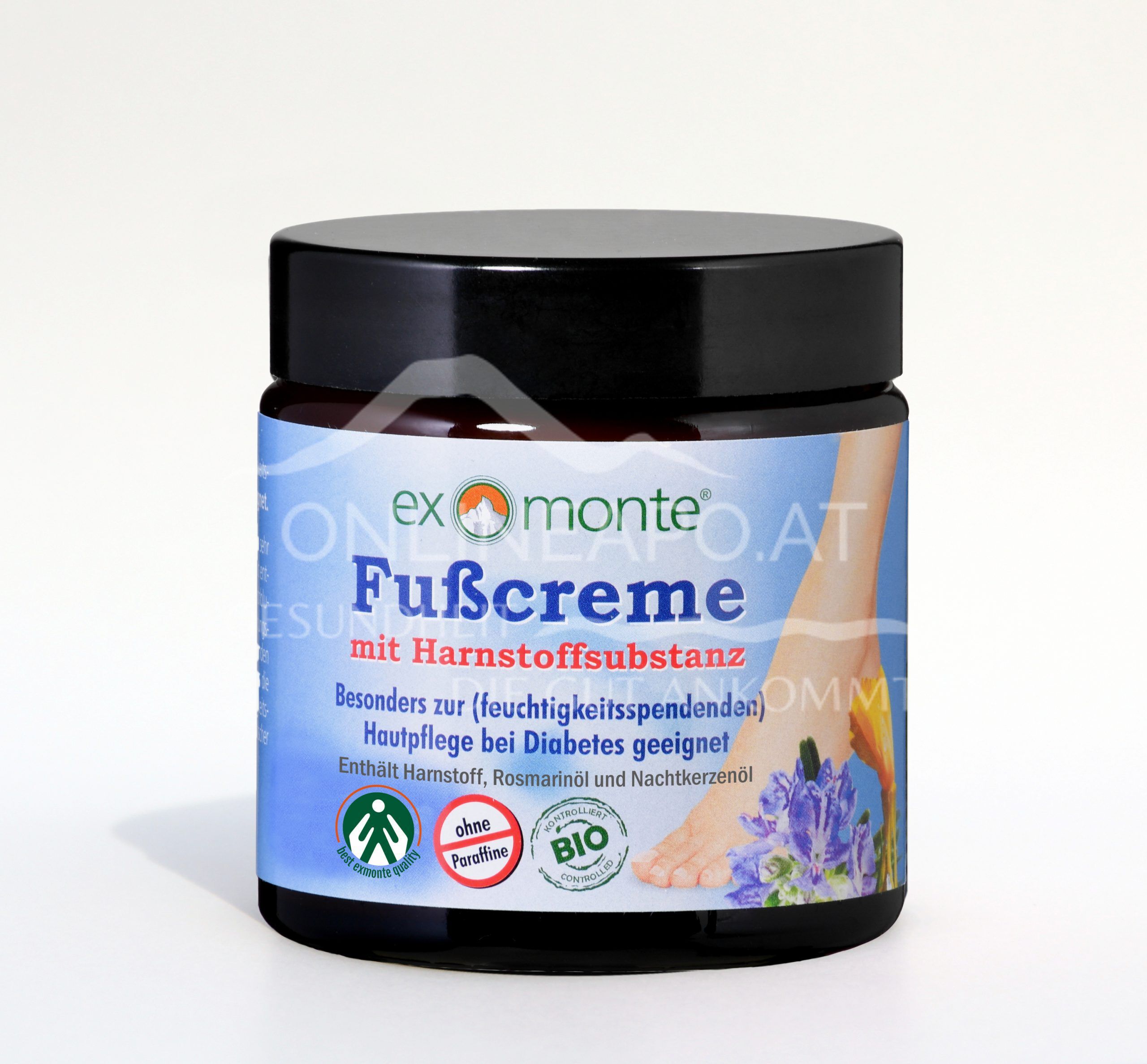 Exmonte Fußcreme mit Harnstoffsubstanz