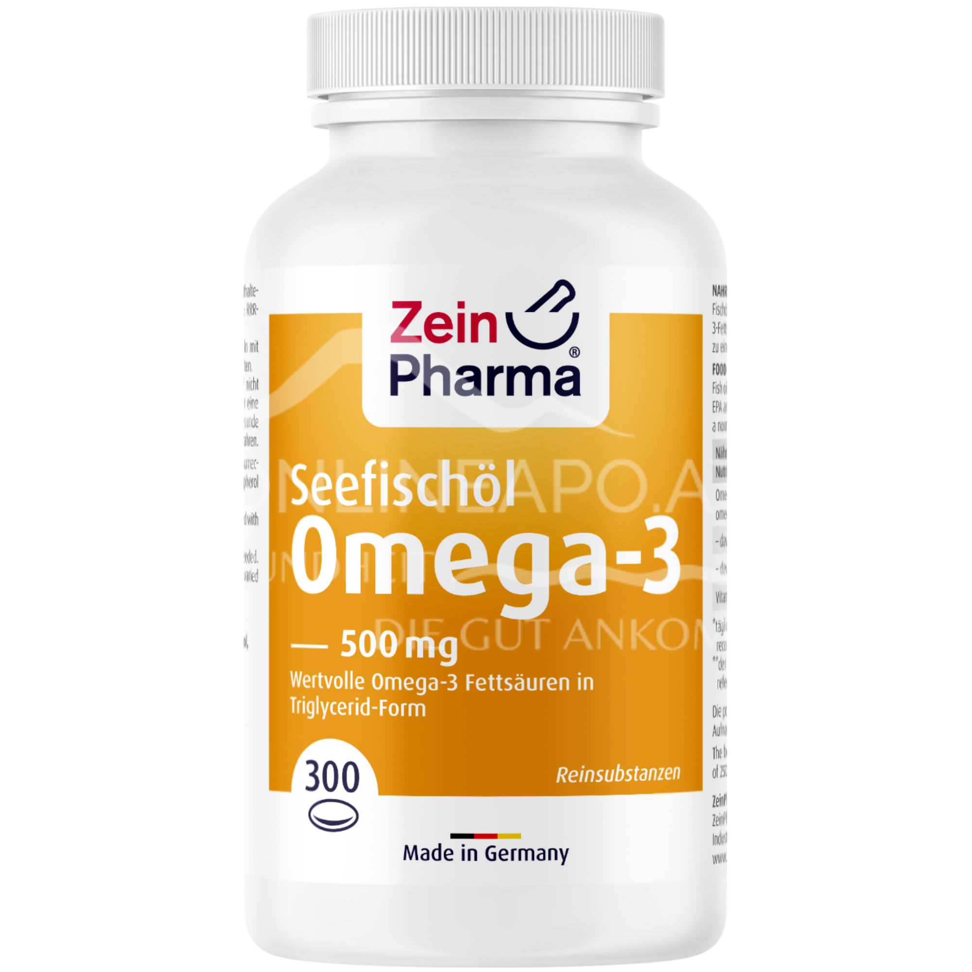 ZeinPharma Omega-3 Fischöl 500 mg Softgel-Kapseln