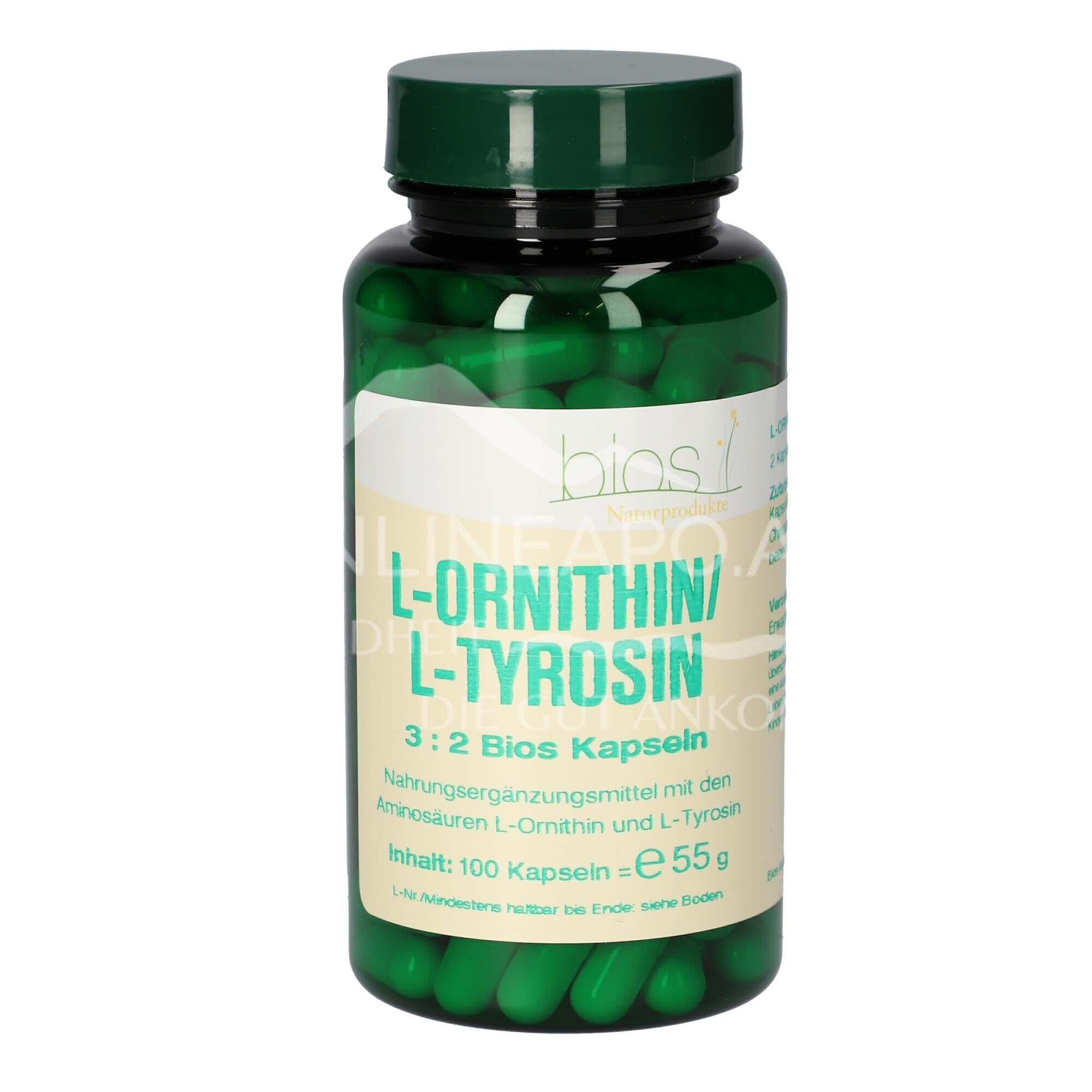 Bios L-Ornithine / L-Tyrosine Capsules