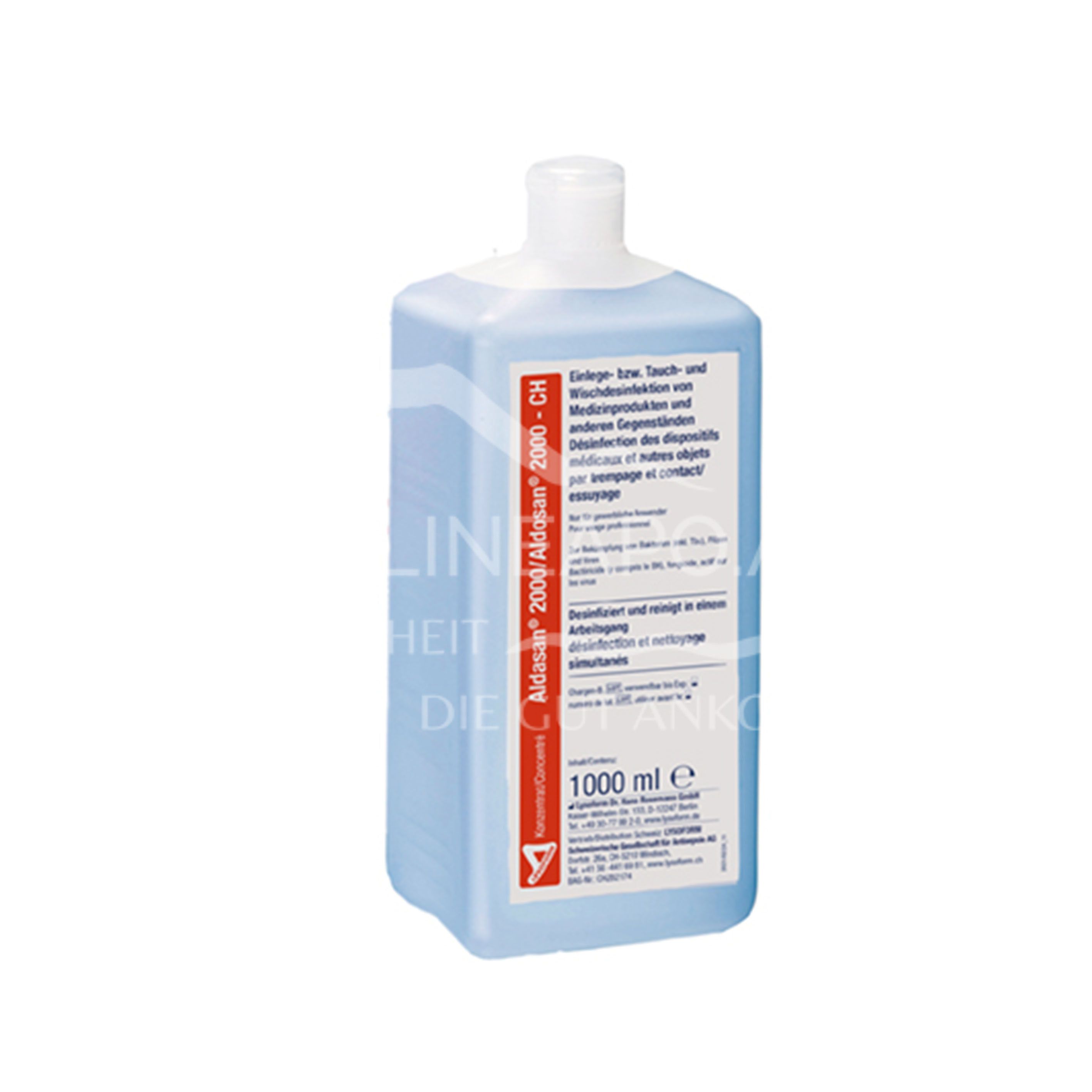 Lysoform Aldasan® 2000: Immersion, soaking and wiping disinfection of medical devices