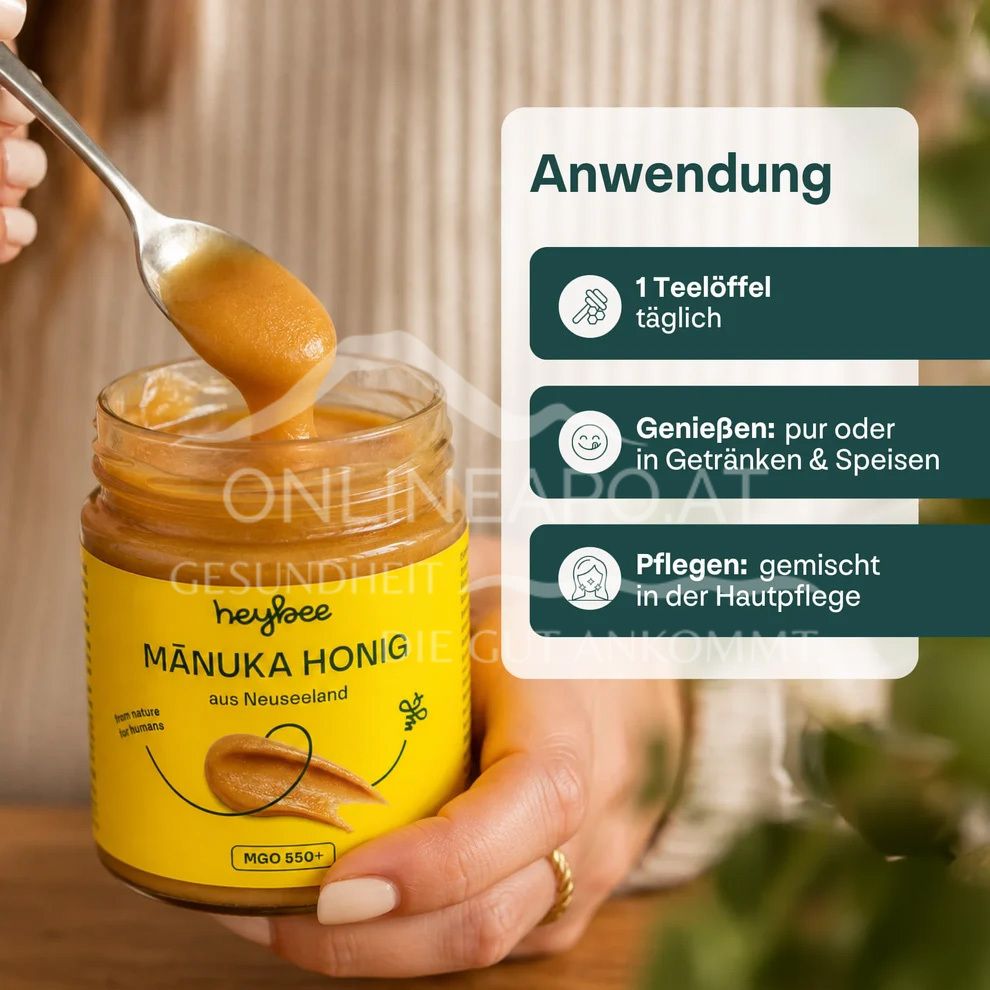 heybee Manuka Honig MGO 550+