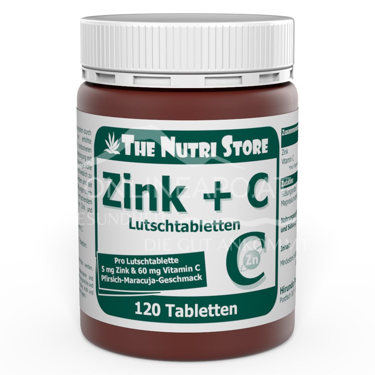 The Nutri Store Zinc + Vitamin C Lozenges