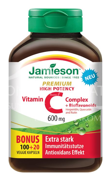 Jamieson Vitamin C 600 mg Complex Premium Capsules