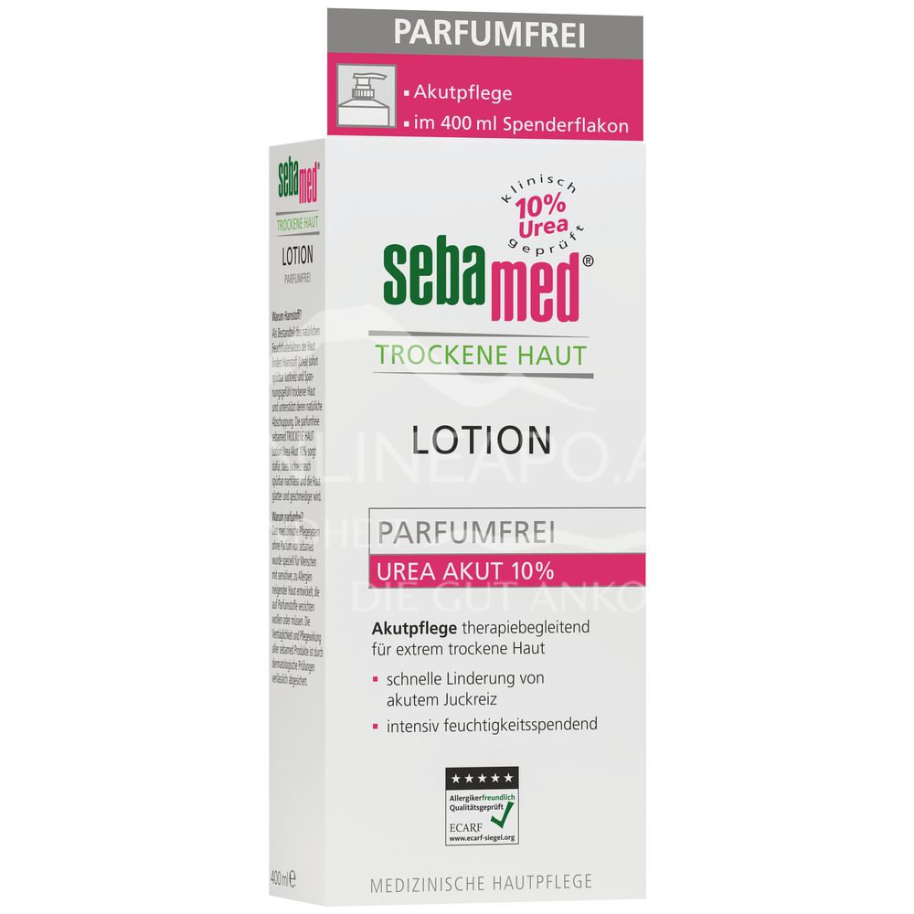 Sebamed Trockene Haut Urea Akut 10 % Lotion parfumfrei