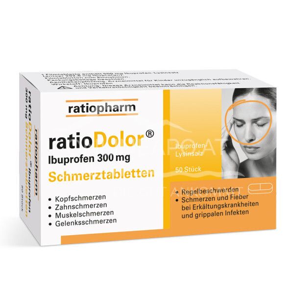 ratioDolor® Ibuprofen 300 mg Schmerztabletten