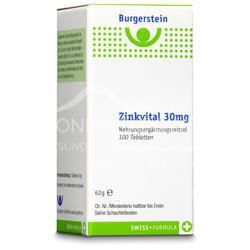 Burgerstein Zinkvital 30 mg Tabletten
