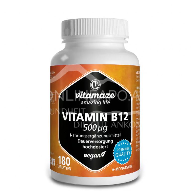 Vitamaze Vitamin B12 500 mcg Tabletten