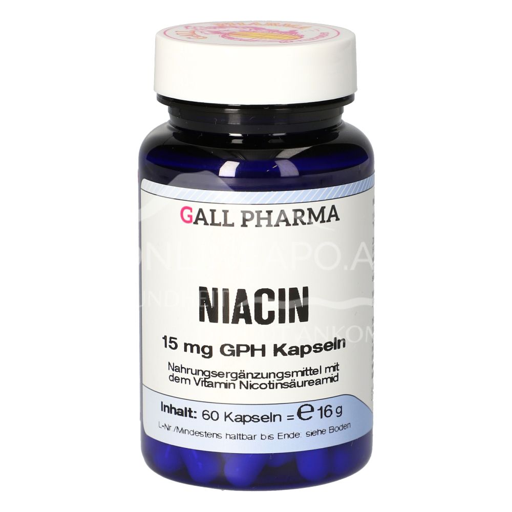 Gall Pharma Niacin 15 mg Kapseln