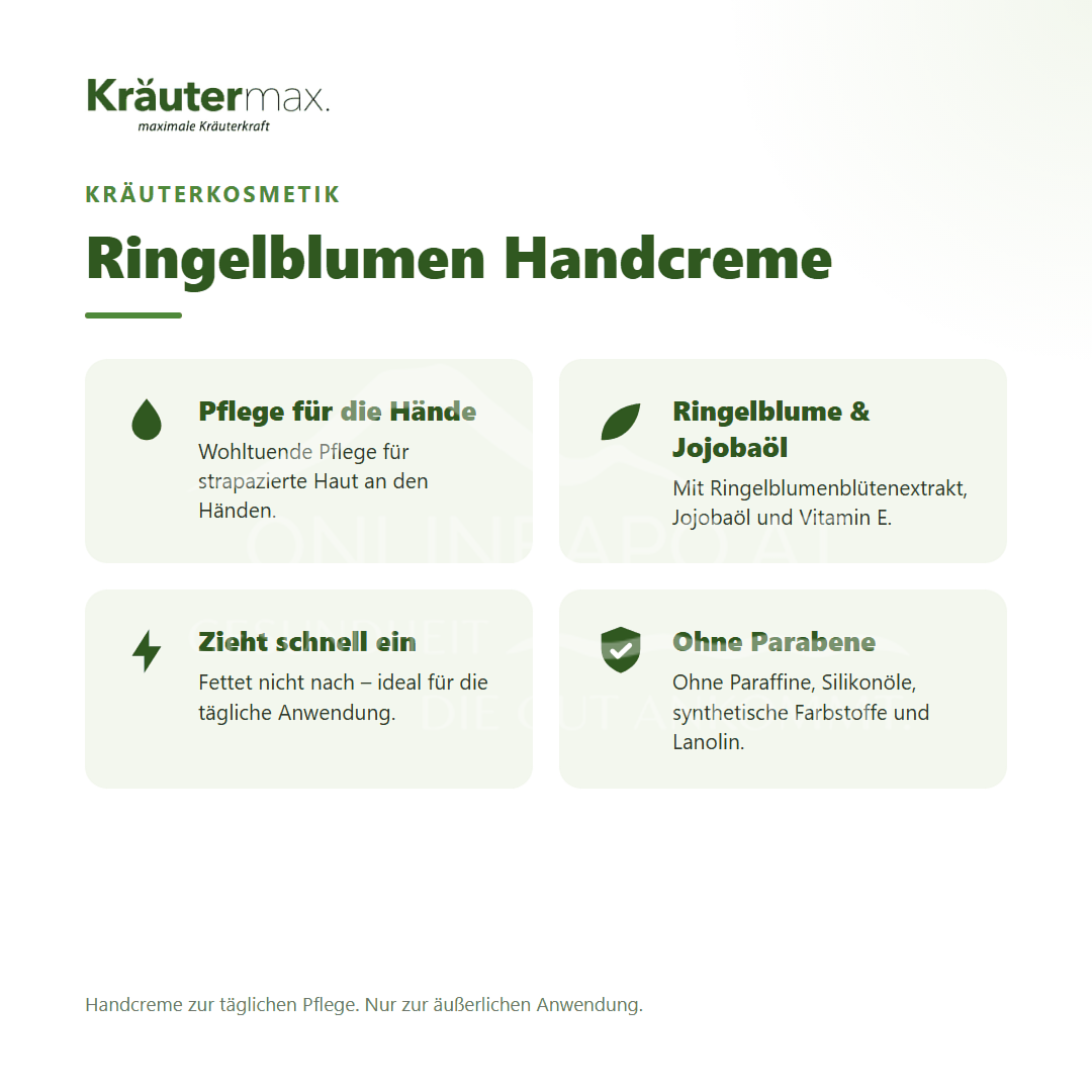 Kräutermax Ringelblumen Handcreme