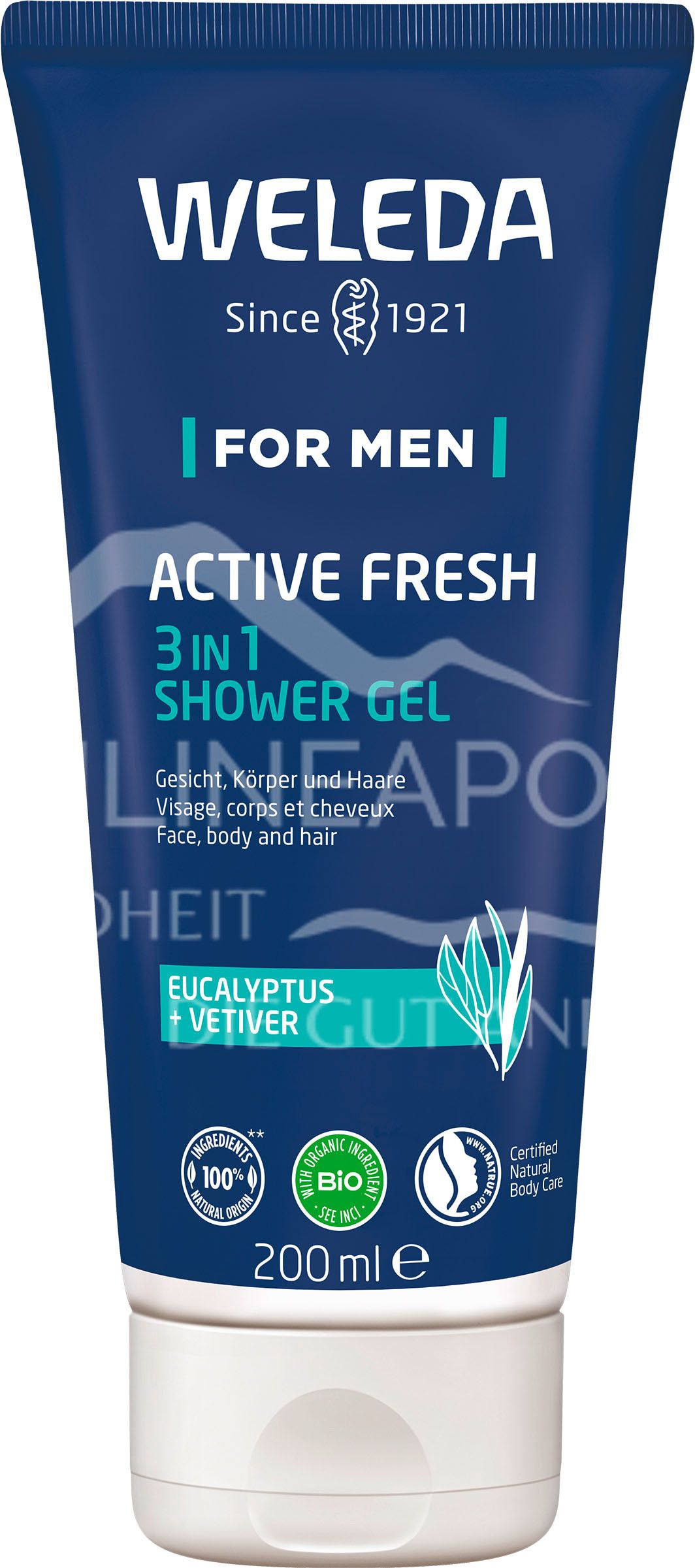 Weleda FOR MEN Active Fresh 3in1 Shower Gel