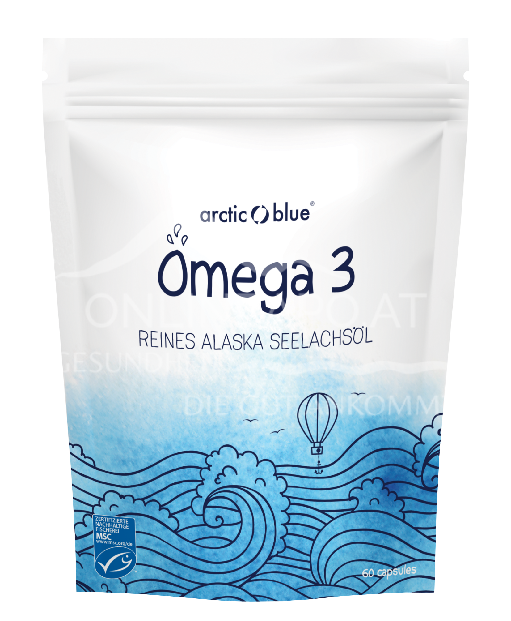 Arctic Blue OMEGA 3 SEELACHSOEL KPS ARB 60ST