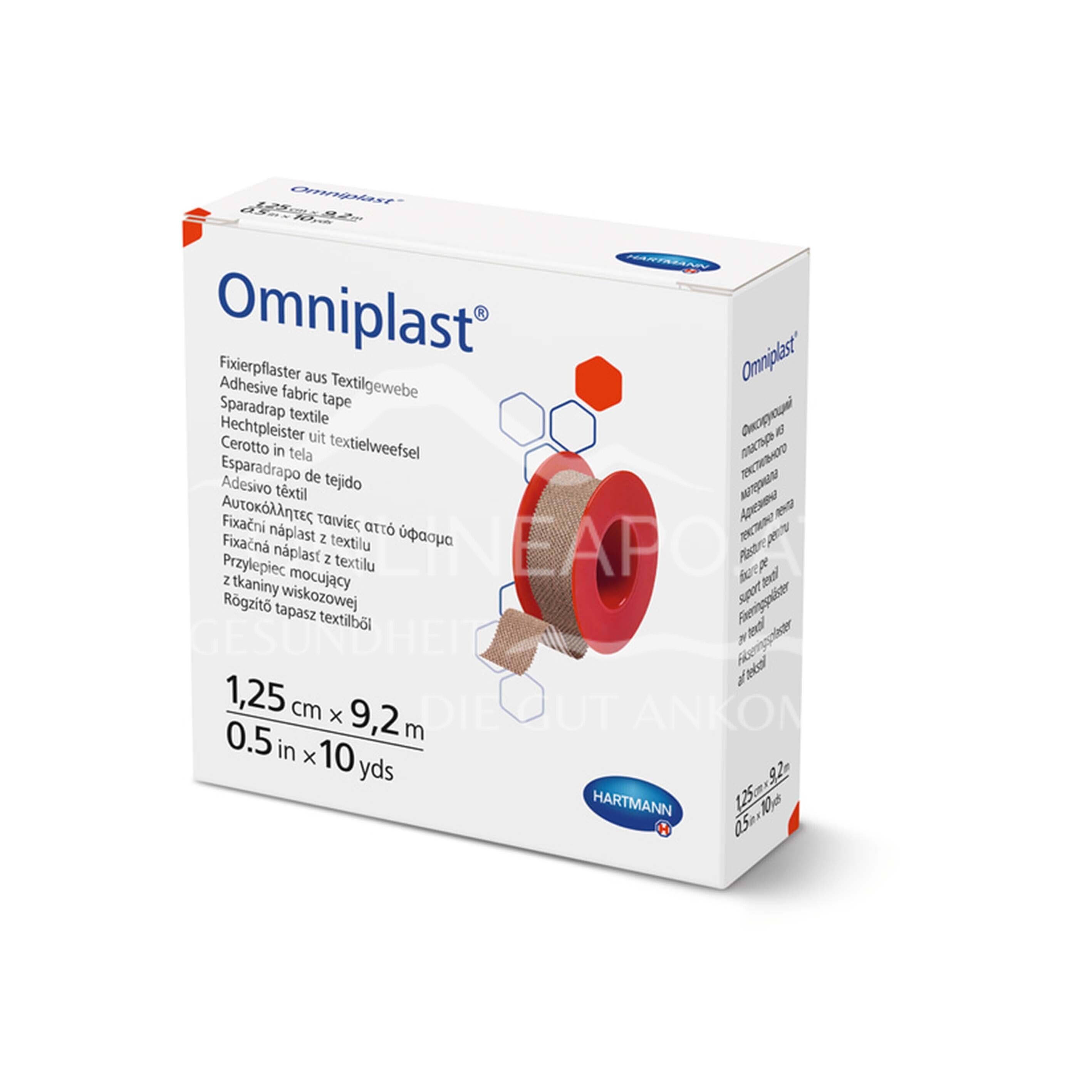 Omniplast® Fixierpflaster 1,25 cm x 9,2 m