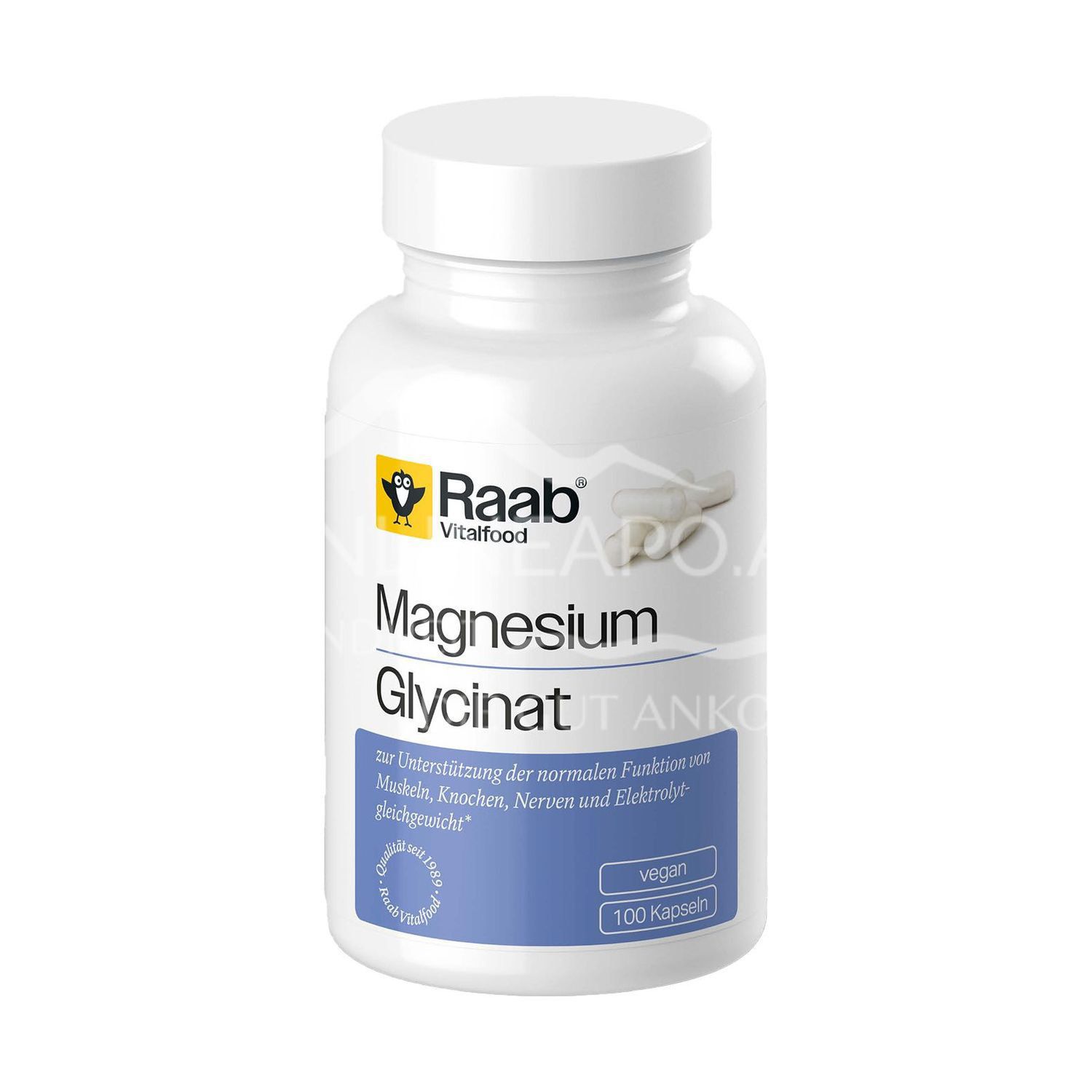 Raab® Vitalfood Magnesium Glycinat Kapseln