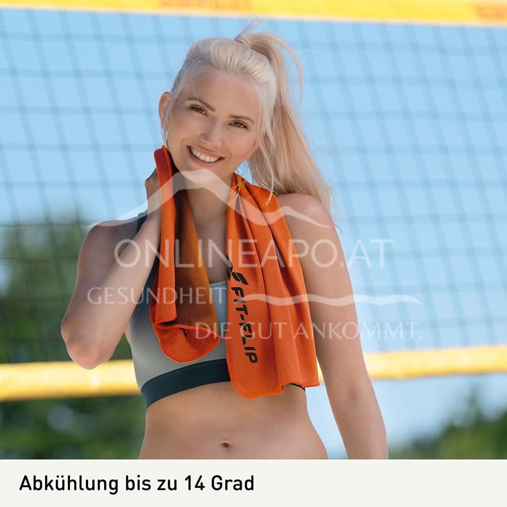 FIT-FLIP Airflip Towel das kühlende Handtuch - Orange