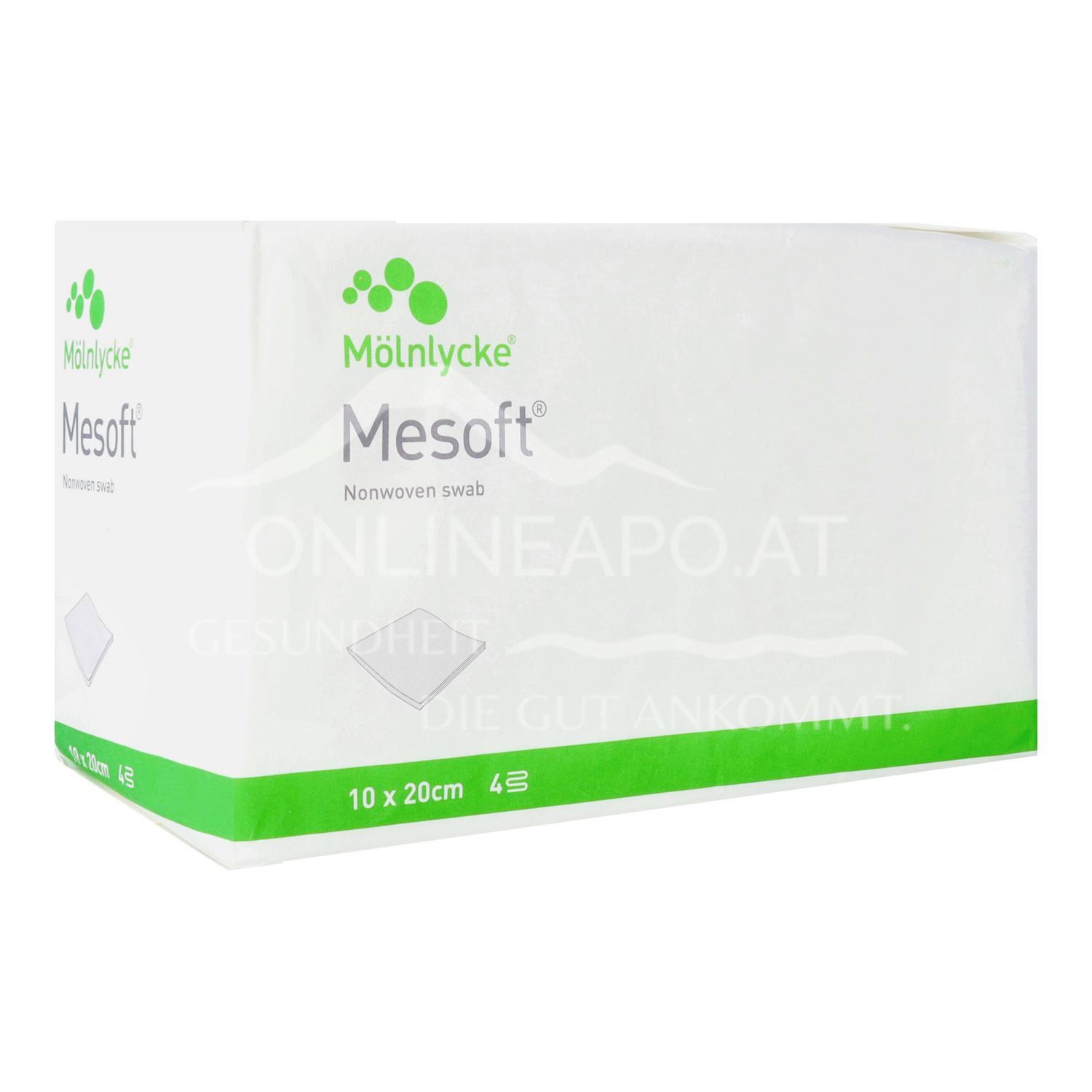 Mesoft® non-woven compresses non-sterile 10 x 20 cm