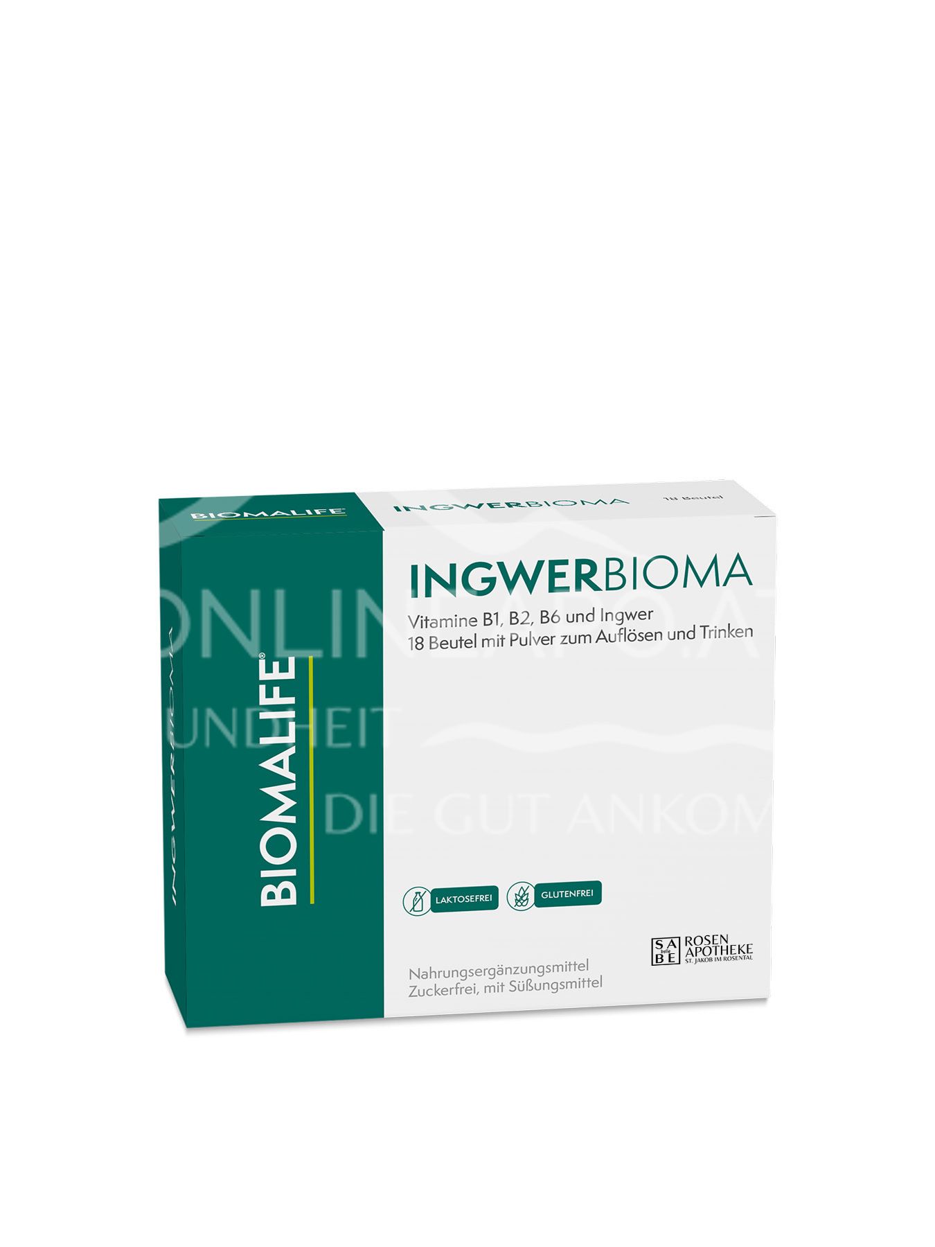 SABE belle BIOMALIFE® INGWERBIOMA Beutel