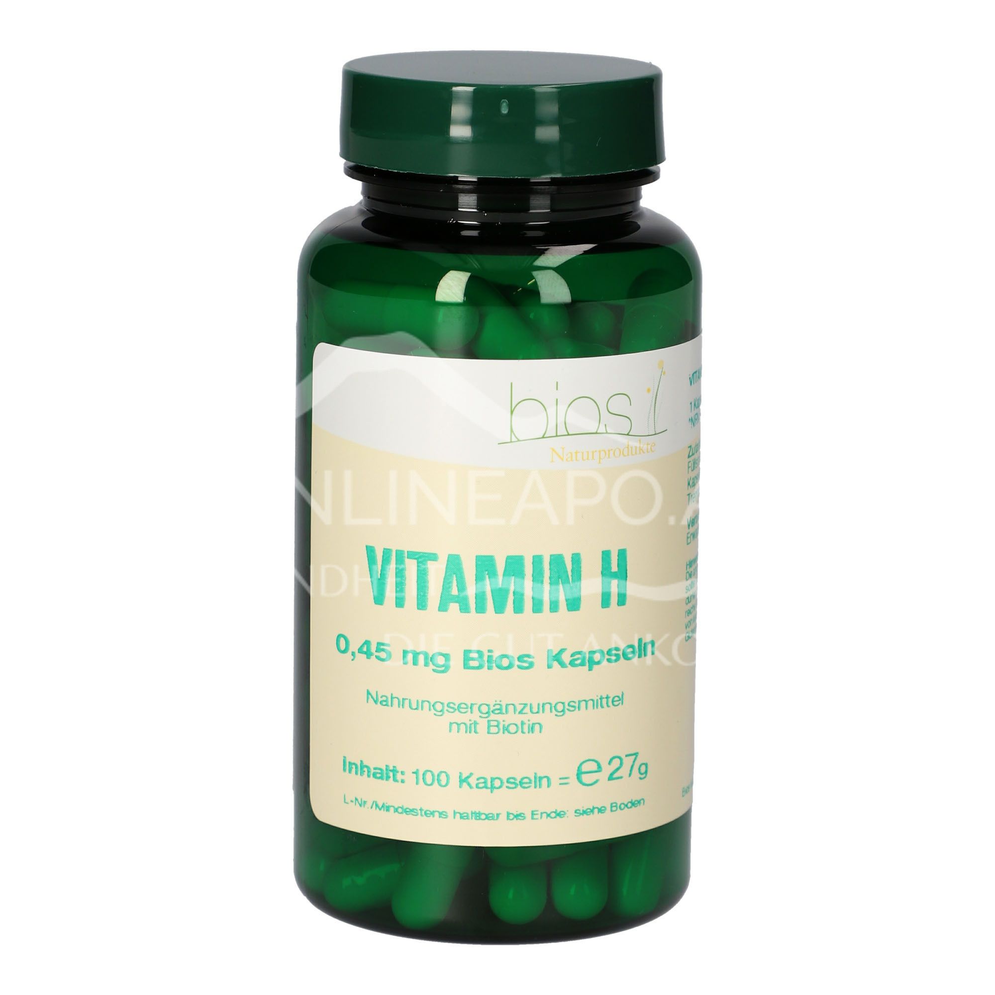 Bios Vitamin H 0.45 mg capsules