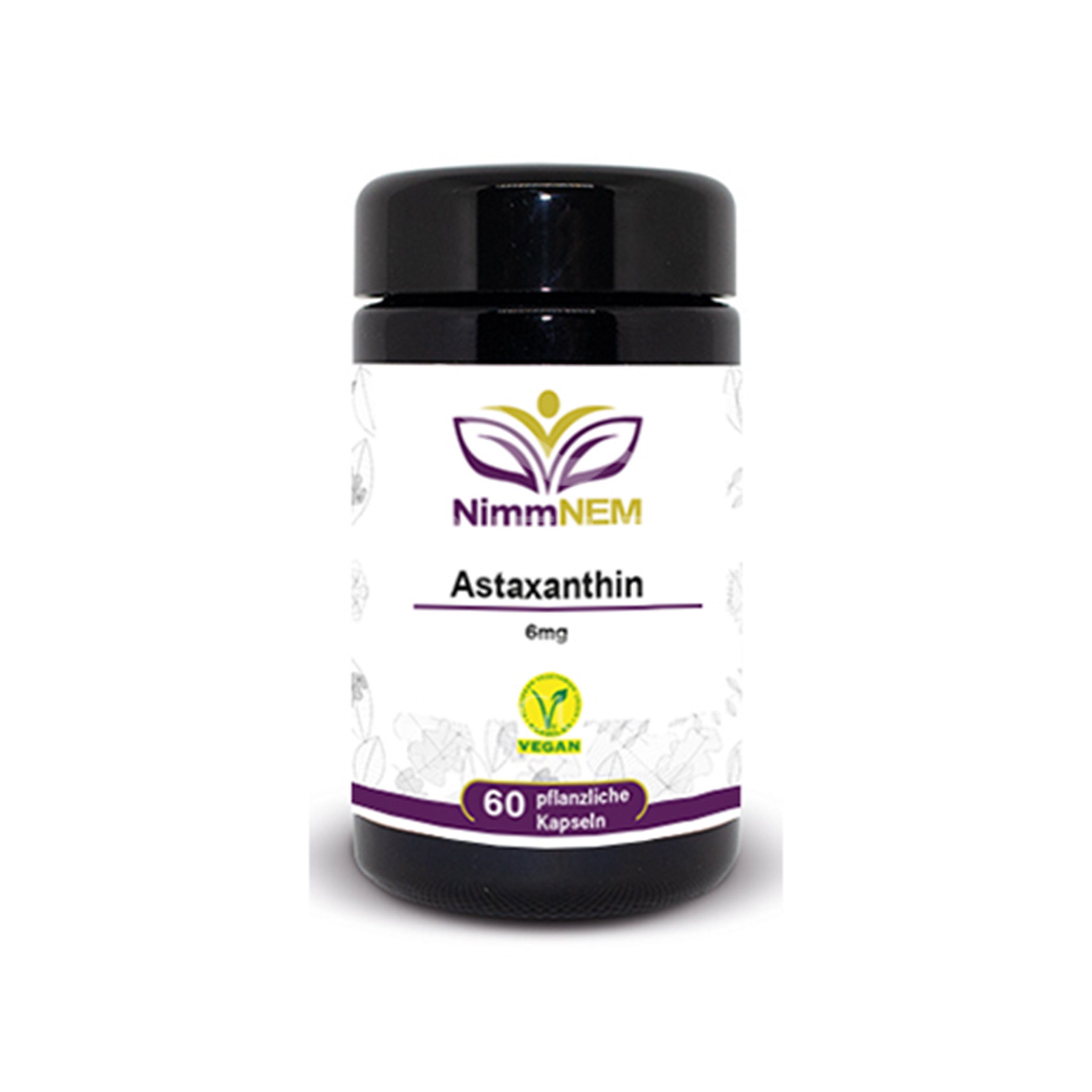 NimmNem Astaxanthin 6 mg capsules