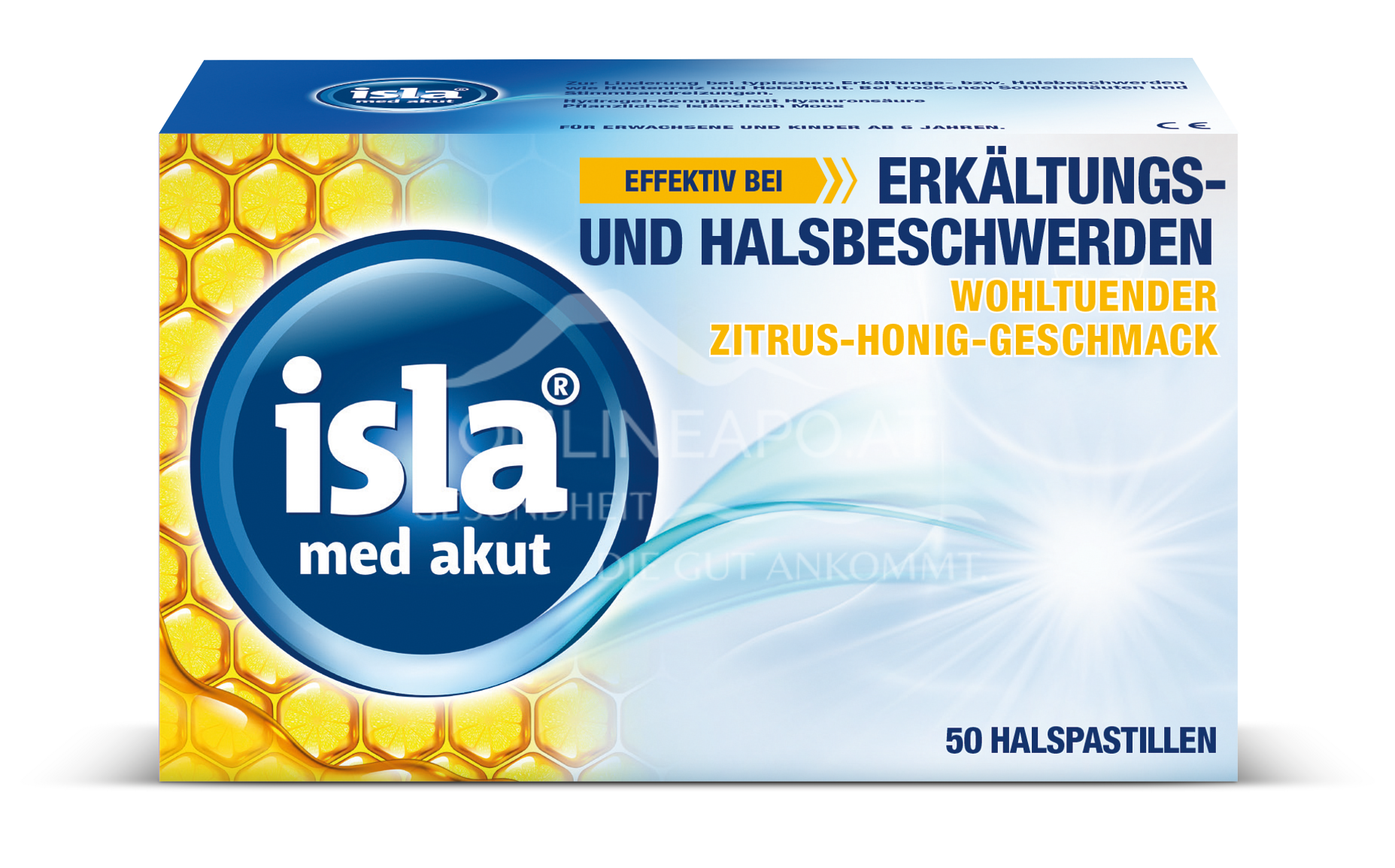 isla® med akut Zitrus-Honig Pastillen