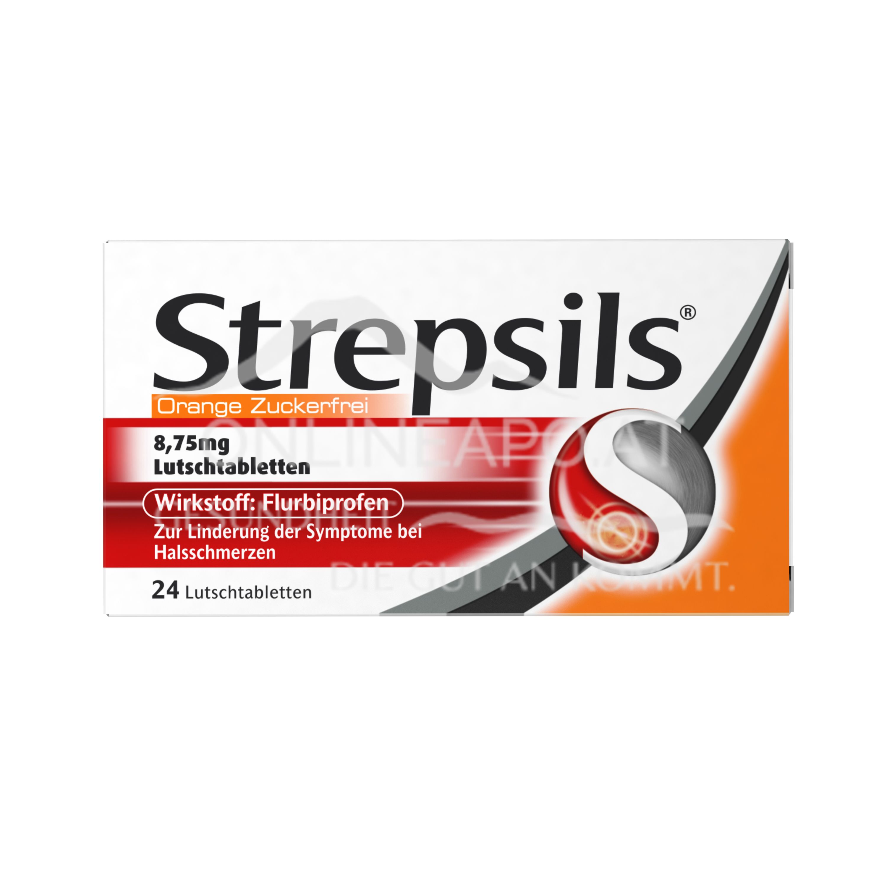 Strepsils® Orange Zuckerfrei 8,75 mg Lutschtabletten