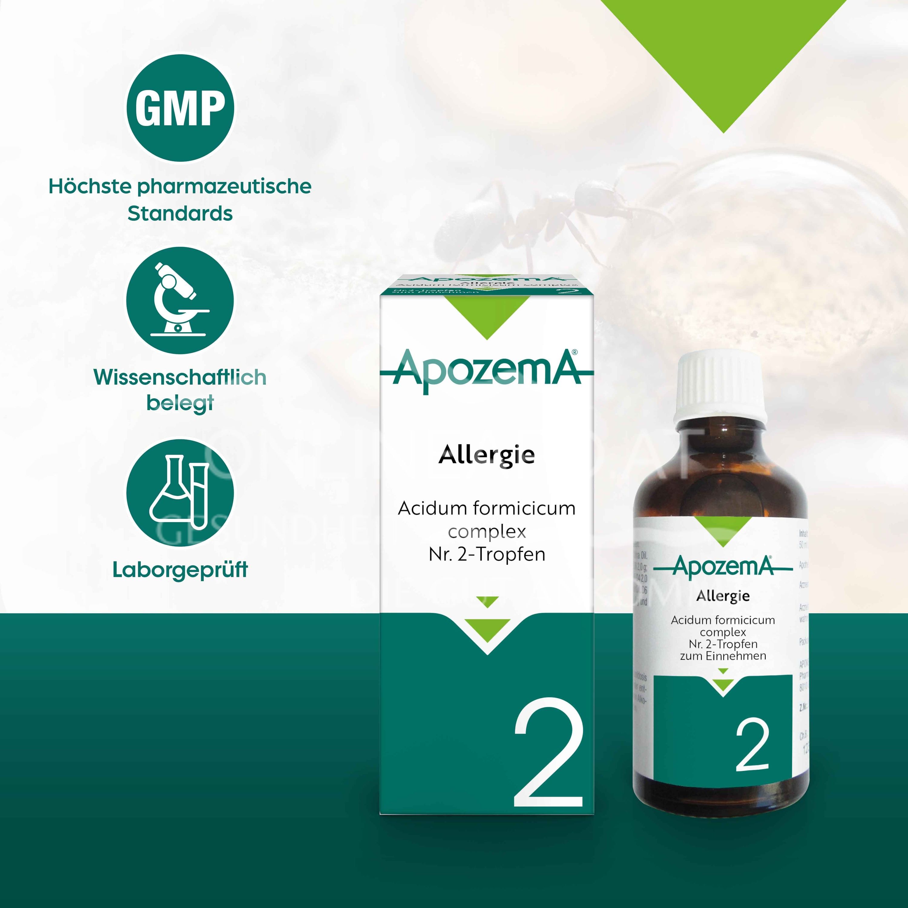 Apozema® Allergy Acidum formicicum complex No. 2 drops for oral use