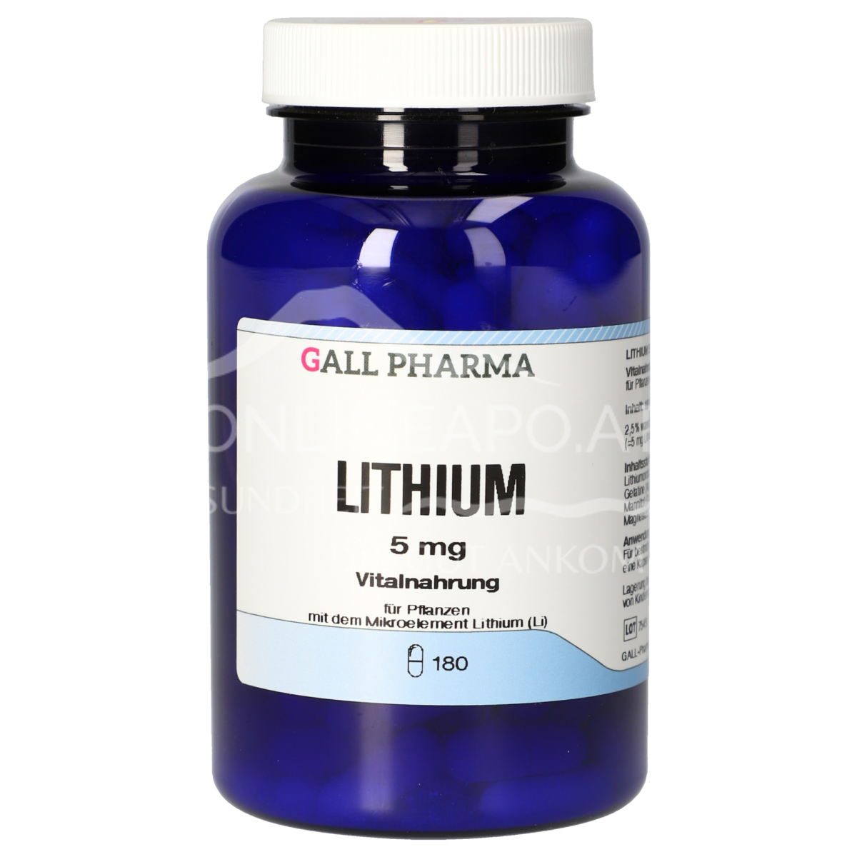 Gall Pharma Lithium 5 mg capsules