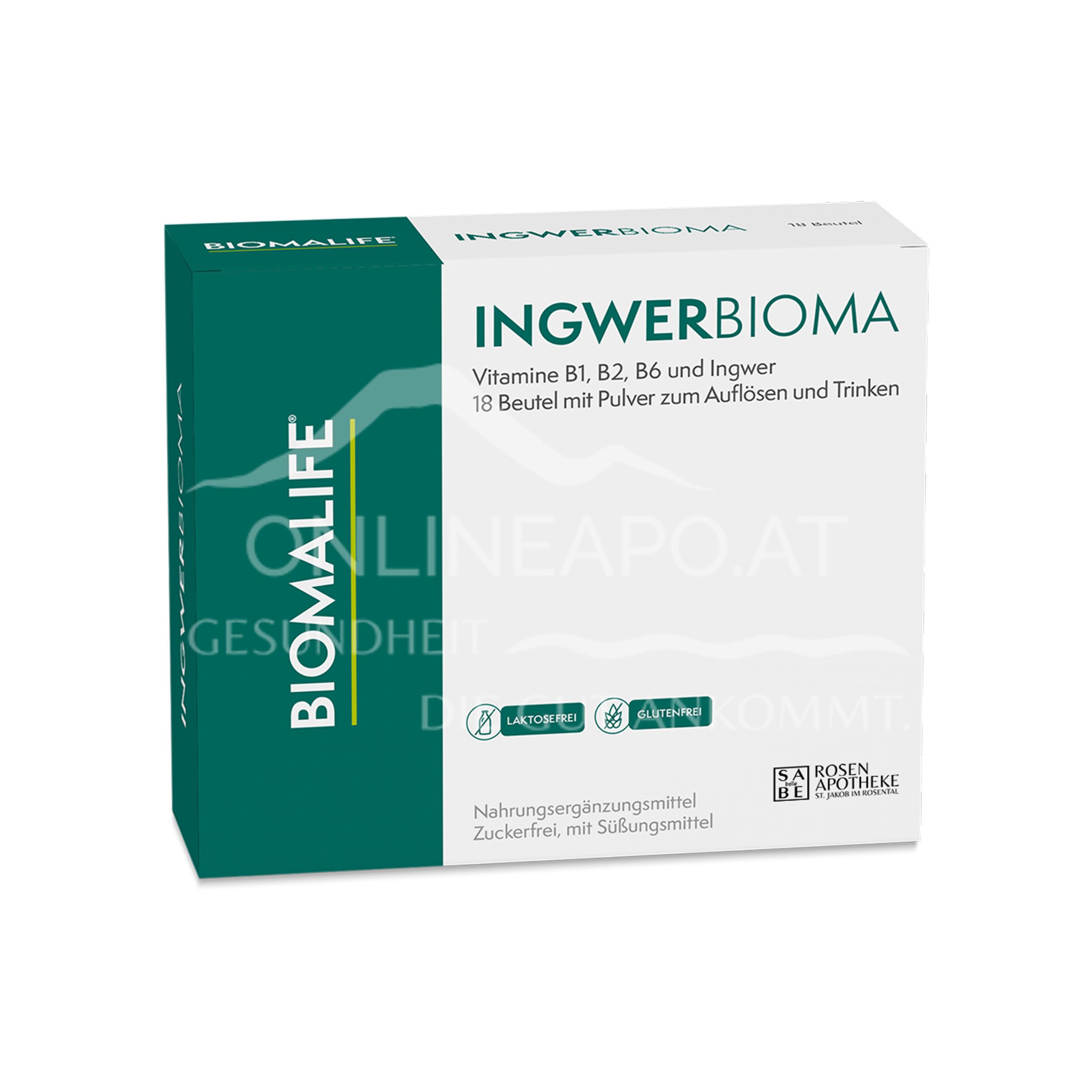 SABE belle BIOMALIFE® INGWERBIOMA Beutel