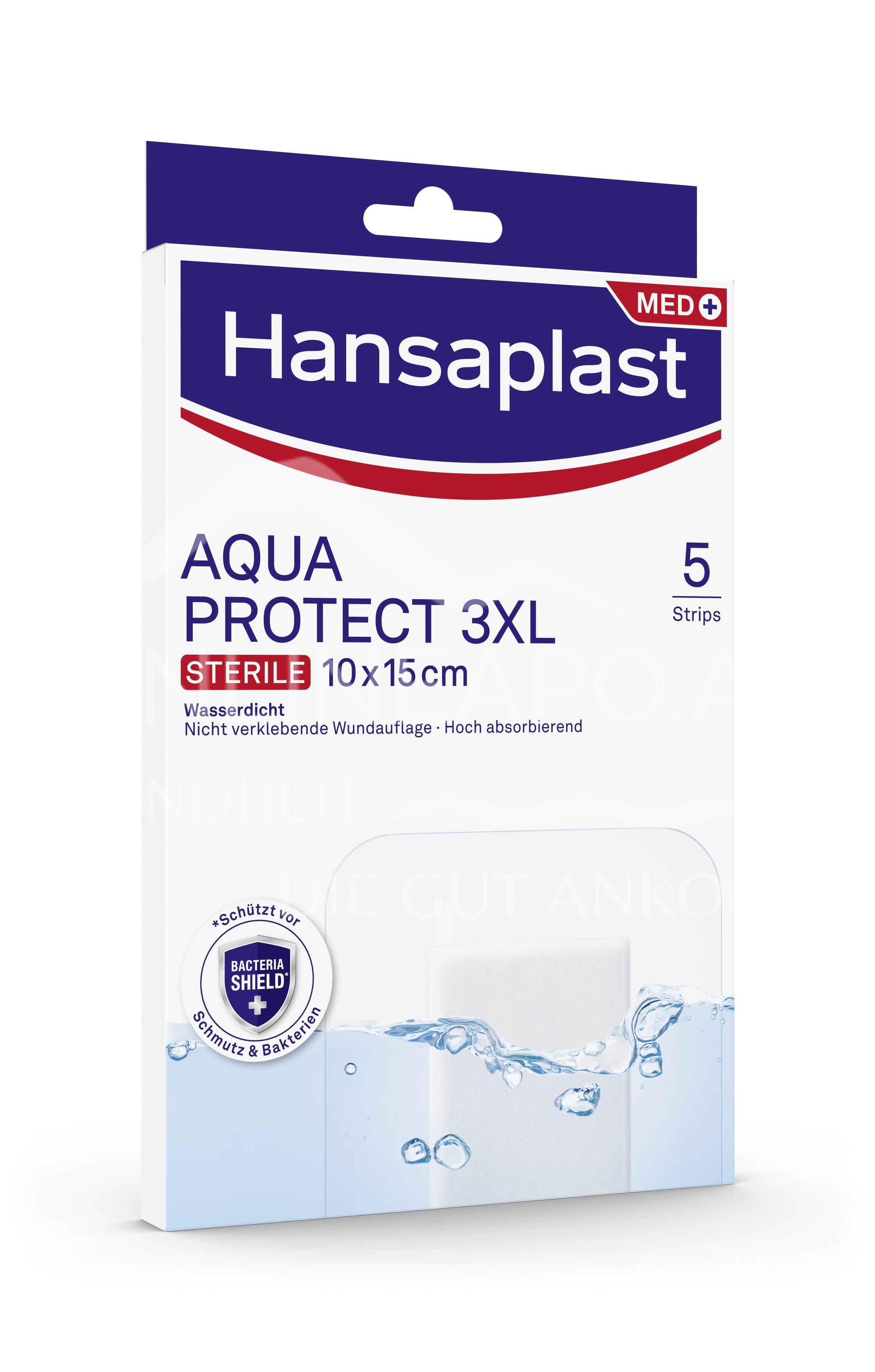 Hansaplast Antibakteriell Aqua Protect 3XL
