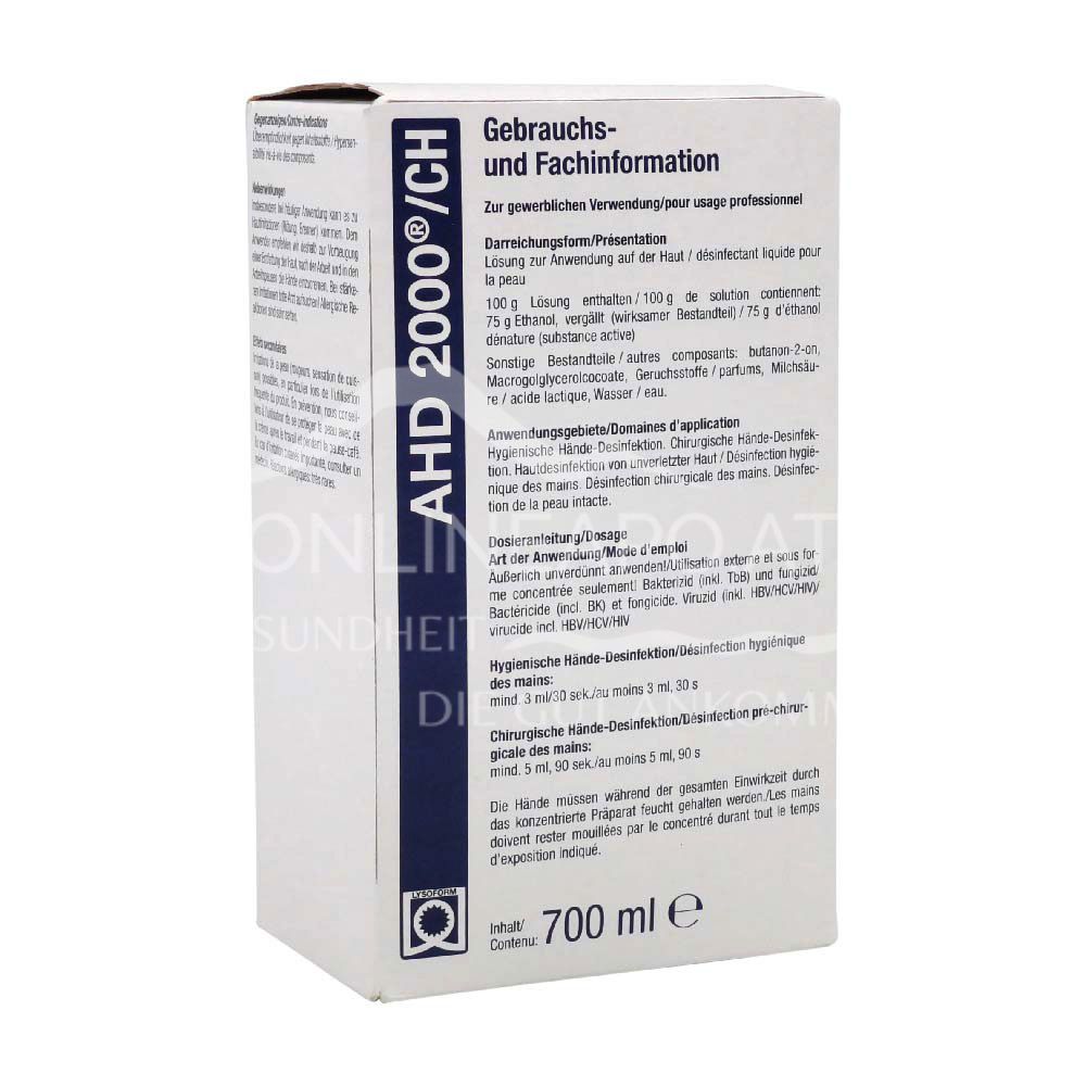 Lysoform AHD 2000® Alkoholisches Hände- und Haut-Desinfektionsmittel - Beutel
