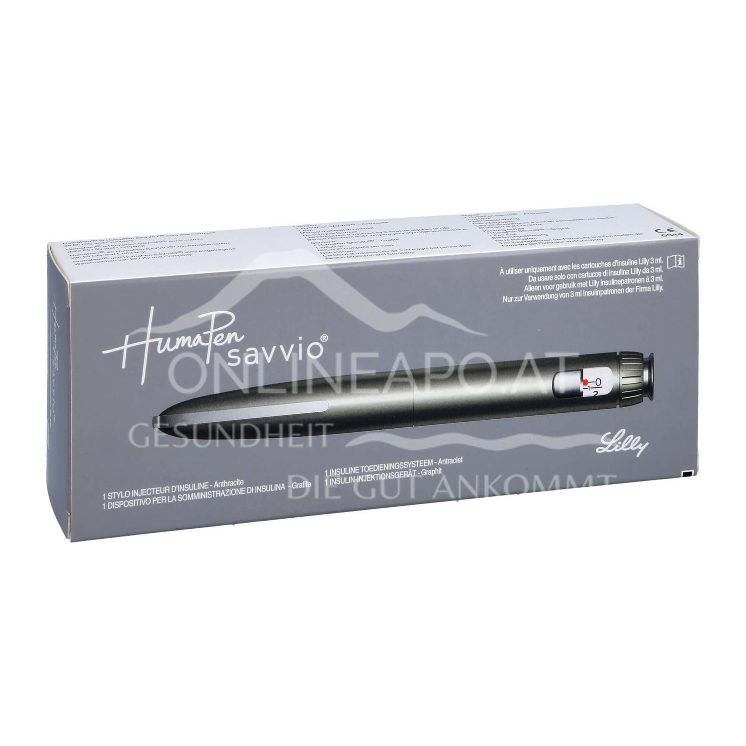 HumaPen SAVVIO® Insulin-Injektionsgerät - Graphit