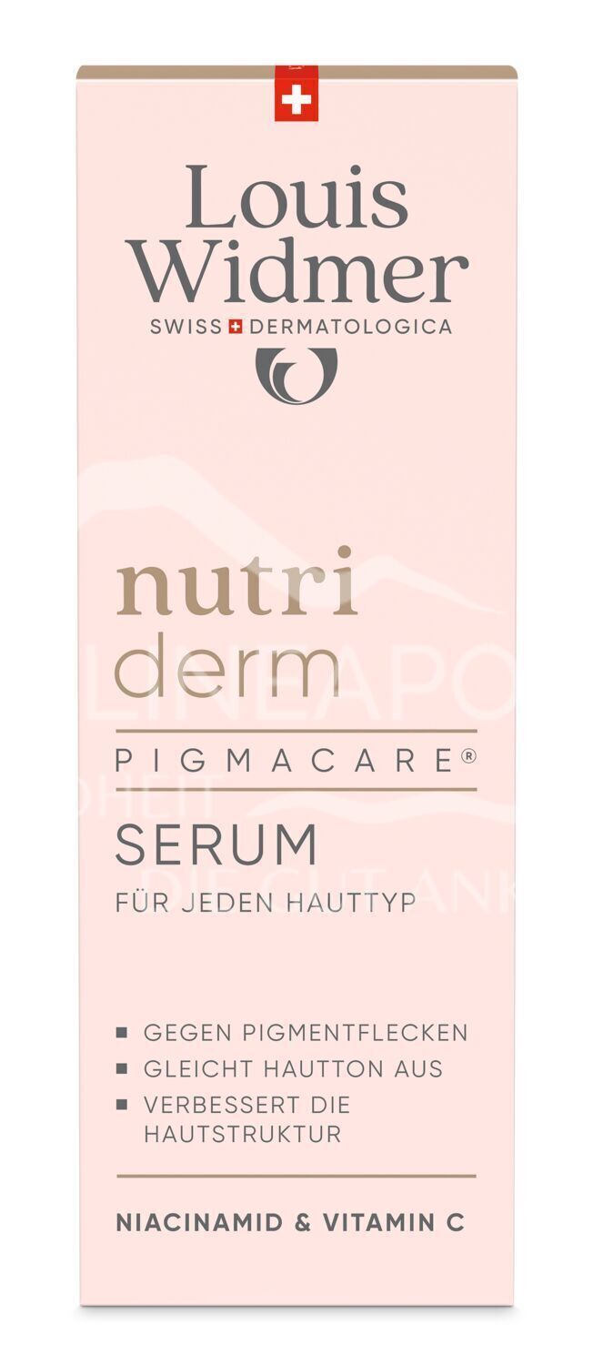 Louis Widmer nutriderm Pigmacare® Serum - leicht parfümiert