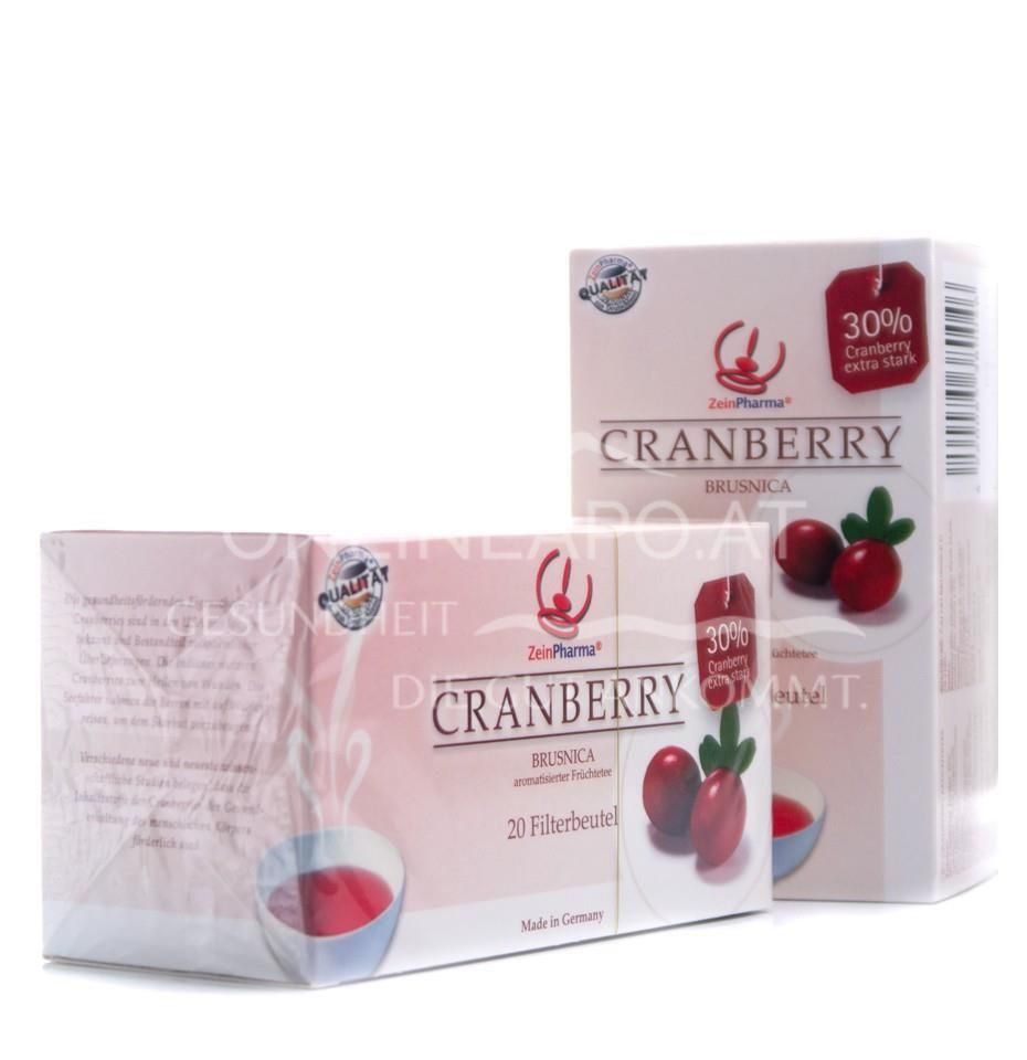 Zeinpharma Cranberry Tee Filterbeutel