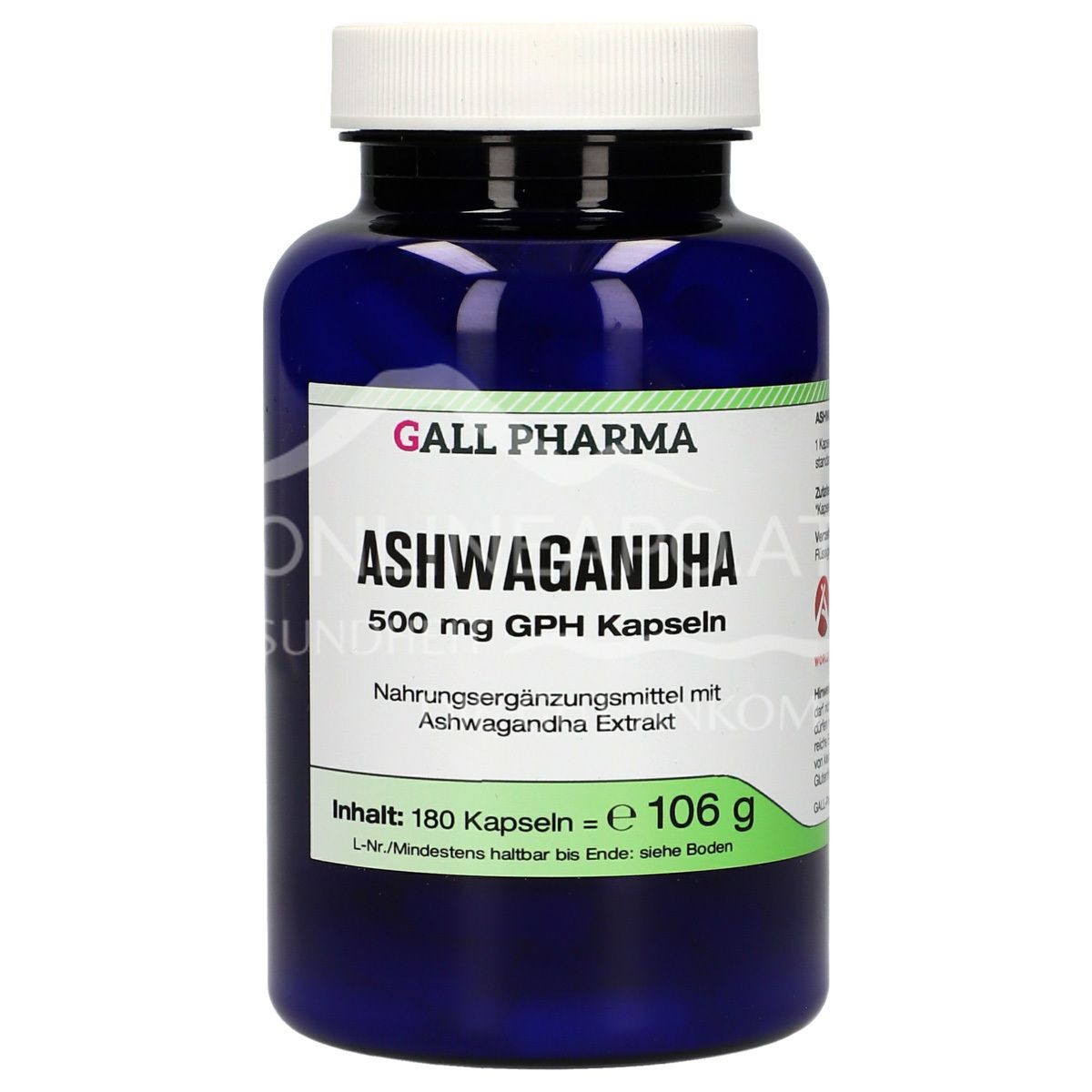 Gall Pharma Ashwagandha 500 mg capsules