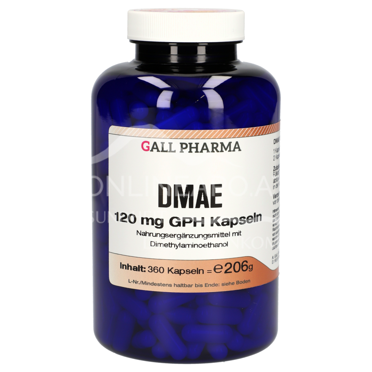 Gall Pharma DMAE 120 mg capsules