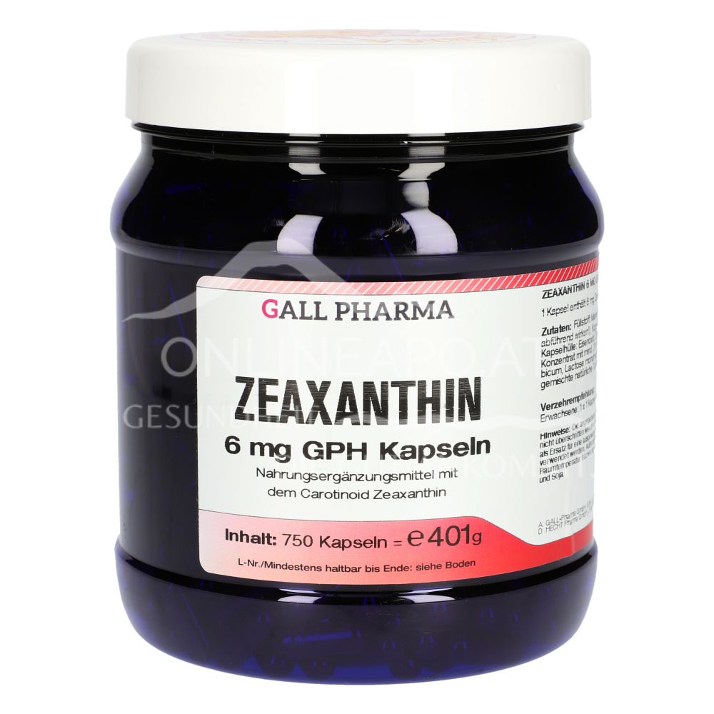 Gall Pharma Zeaxanthin 6 mg Kapseln
