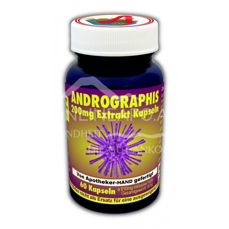 Andrographis 200 mg Extrakt Kapseln