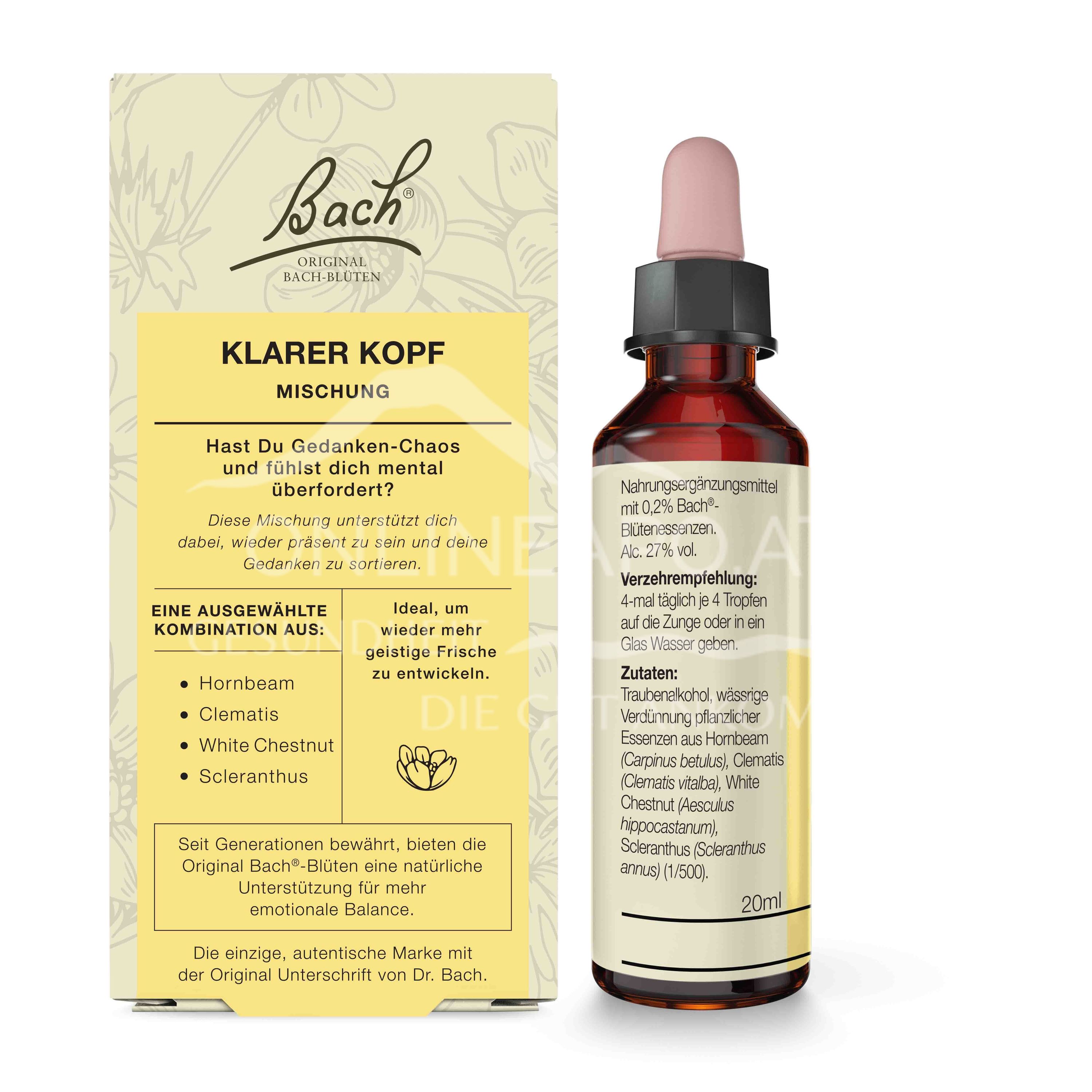 Bach® Blütenmischung KLARER KOPF Tropfen