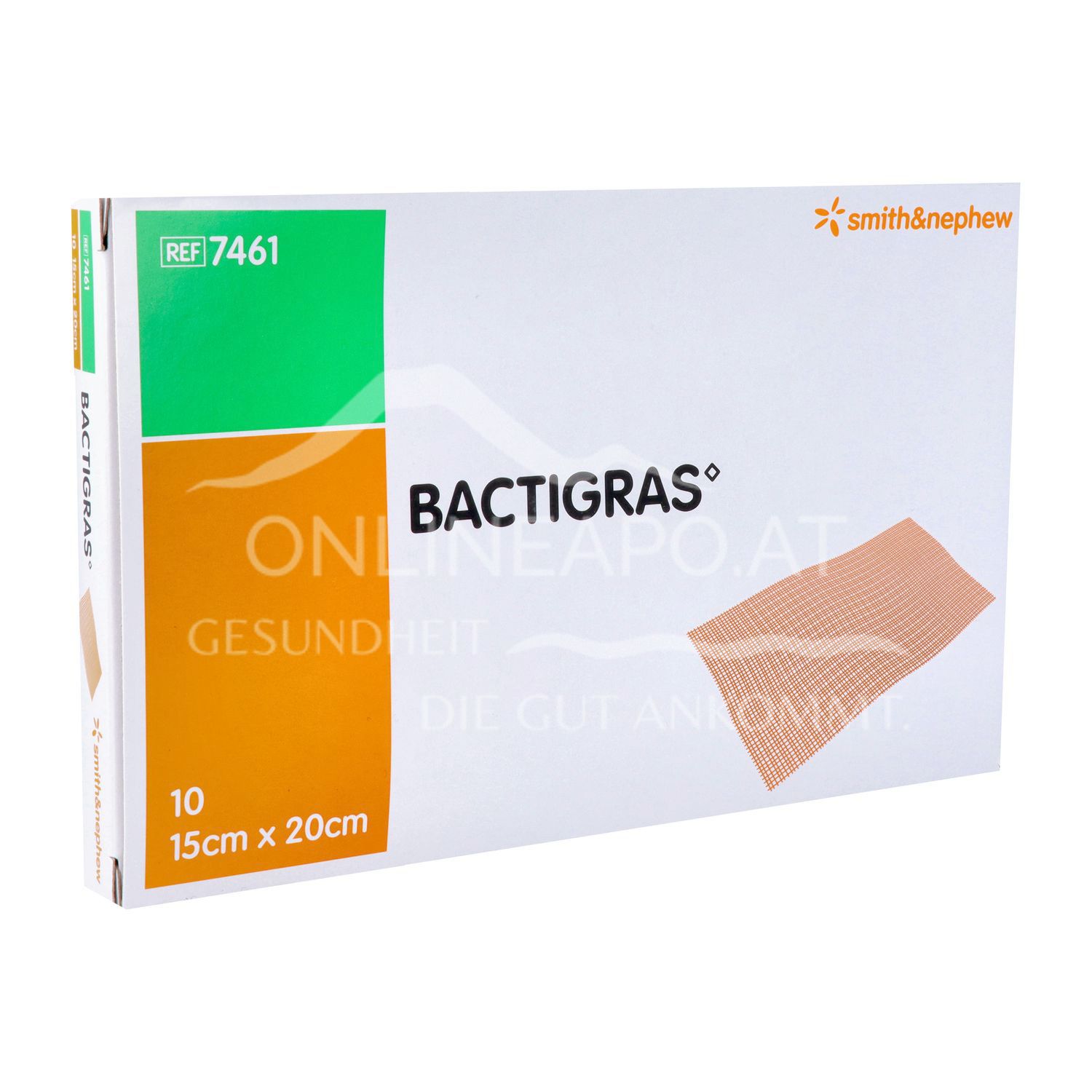 BACTIGRAS Antiseptic ointment compress, sterile, 10 x 20 cm