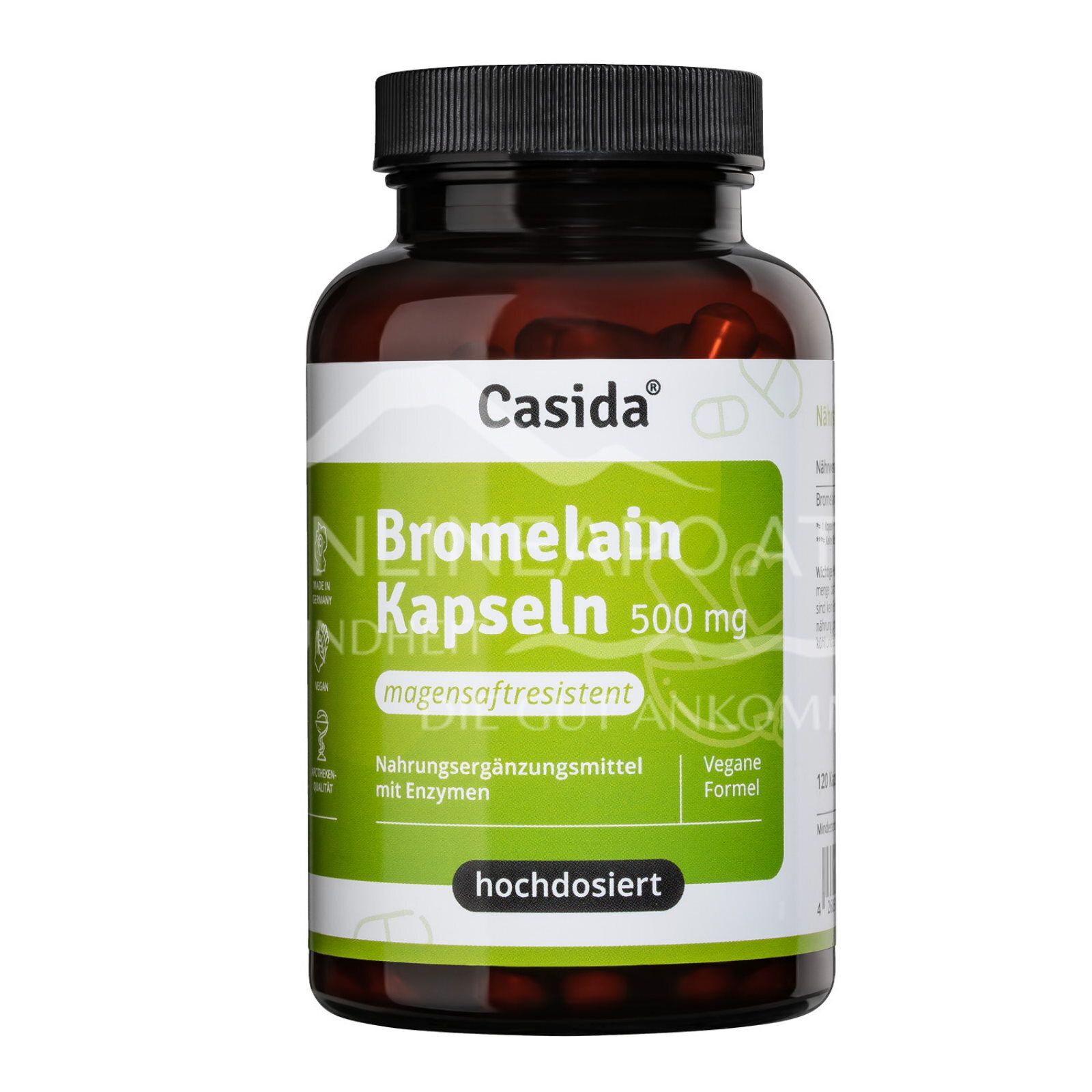 Casida Bromelain Kapseln 500 mg hochdosiert magensaftresistent