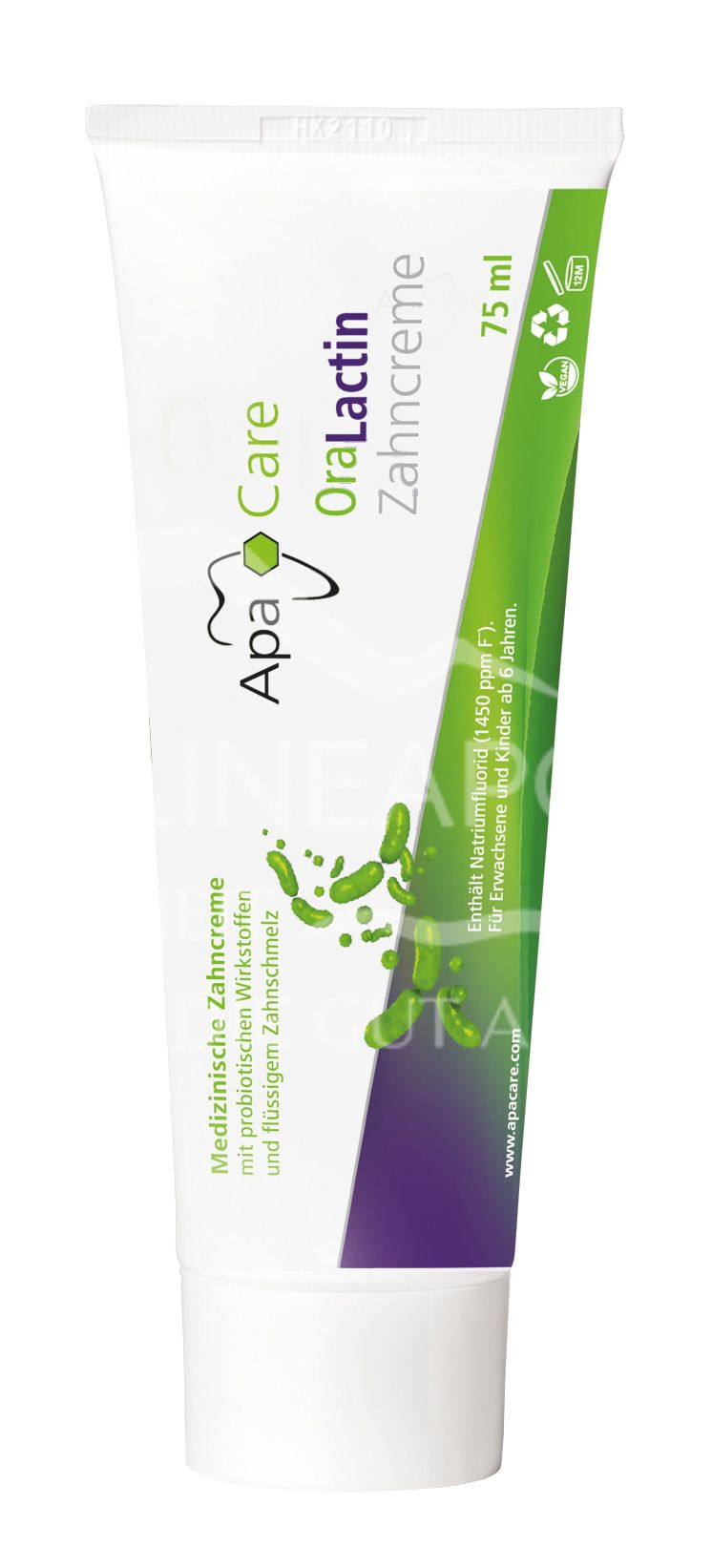 ApaCare OraLactin remineralisierende Zahncreme mit probiotischer Wirkung