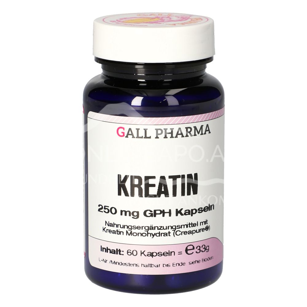 Gall Pharma Creatine 250 mg Capsules