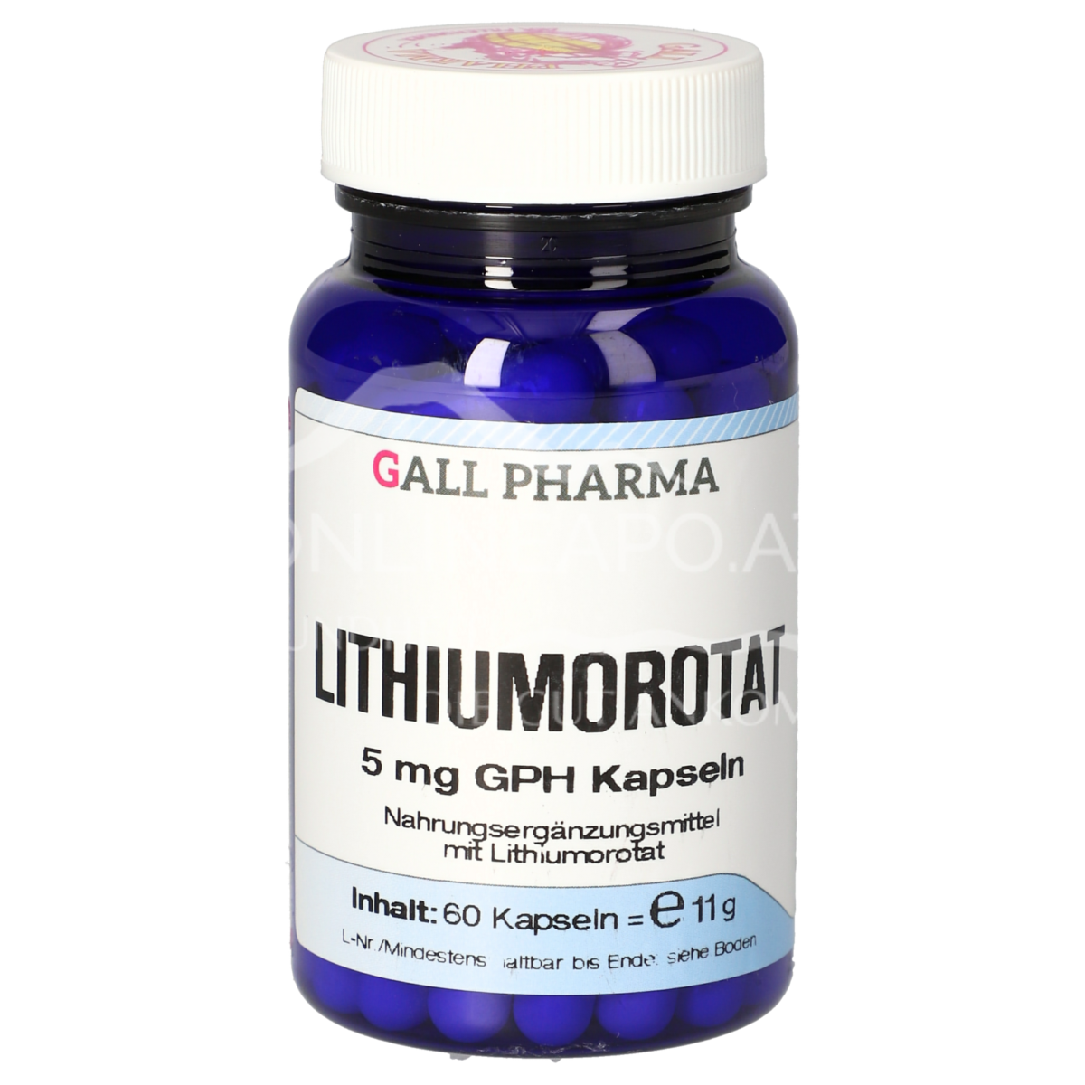 Gall Pharma Lithiumorotat 5 mg Kapseln