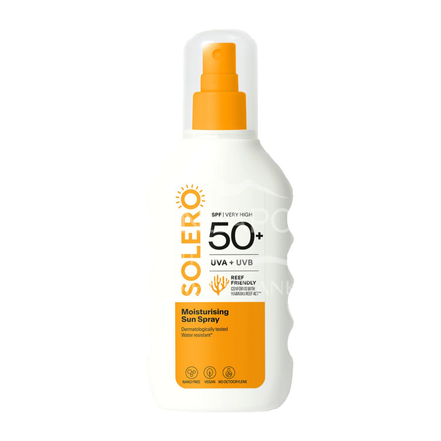 SOLERO SPF50+ Feuchtigkeitsspendendes Sonnenspray