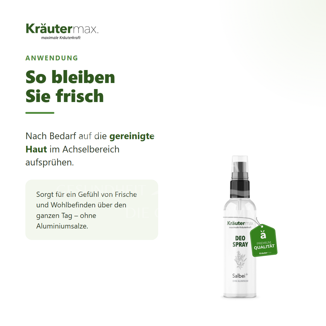 Kräutermax Salbei Deo Spray