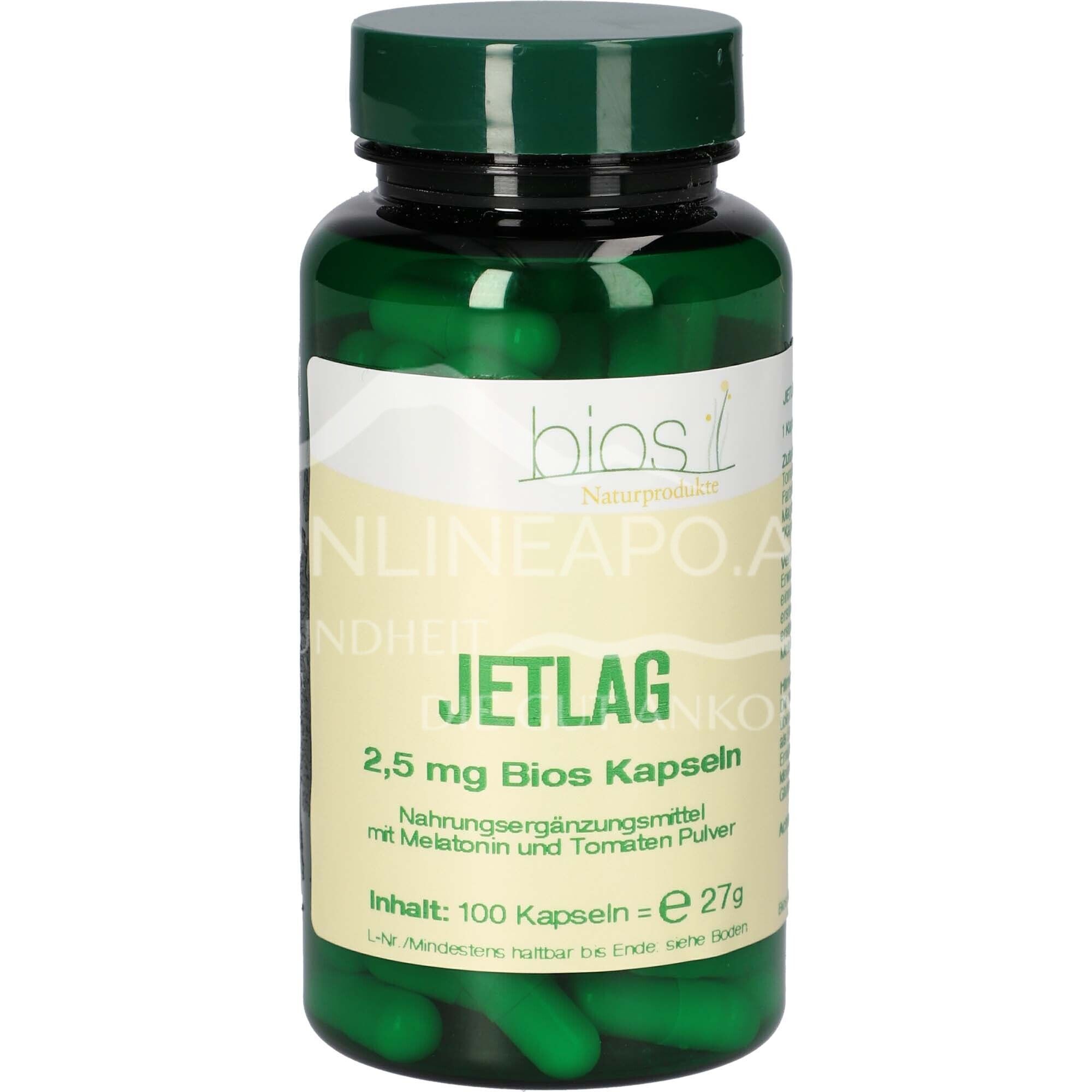 Bios Jetlag 2,5 mg Kapseln