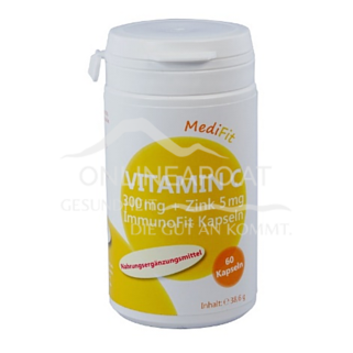 Vitamin C 300 mg + Zink ImmunoFit Kapseln