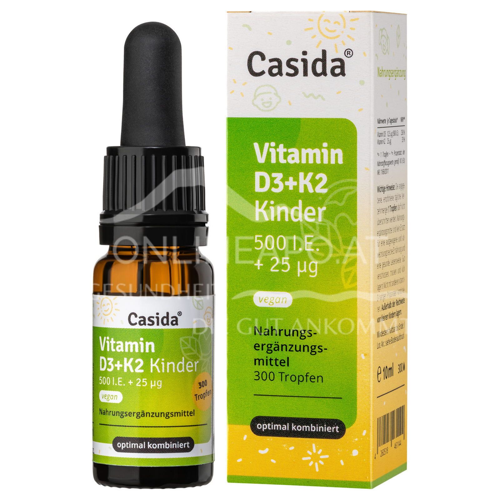 Casida Vitamin D3 + K2 Tropfen Kinder vegan