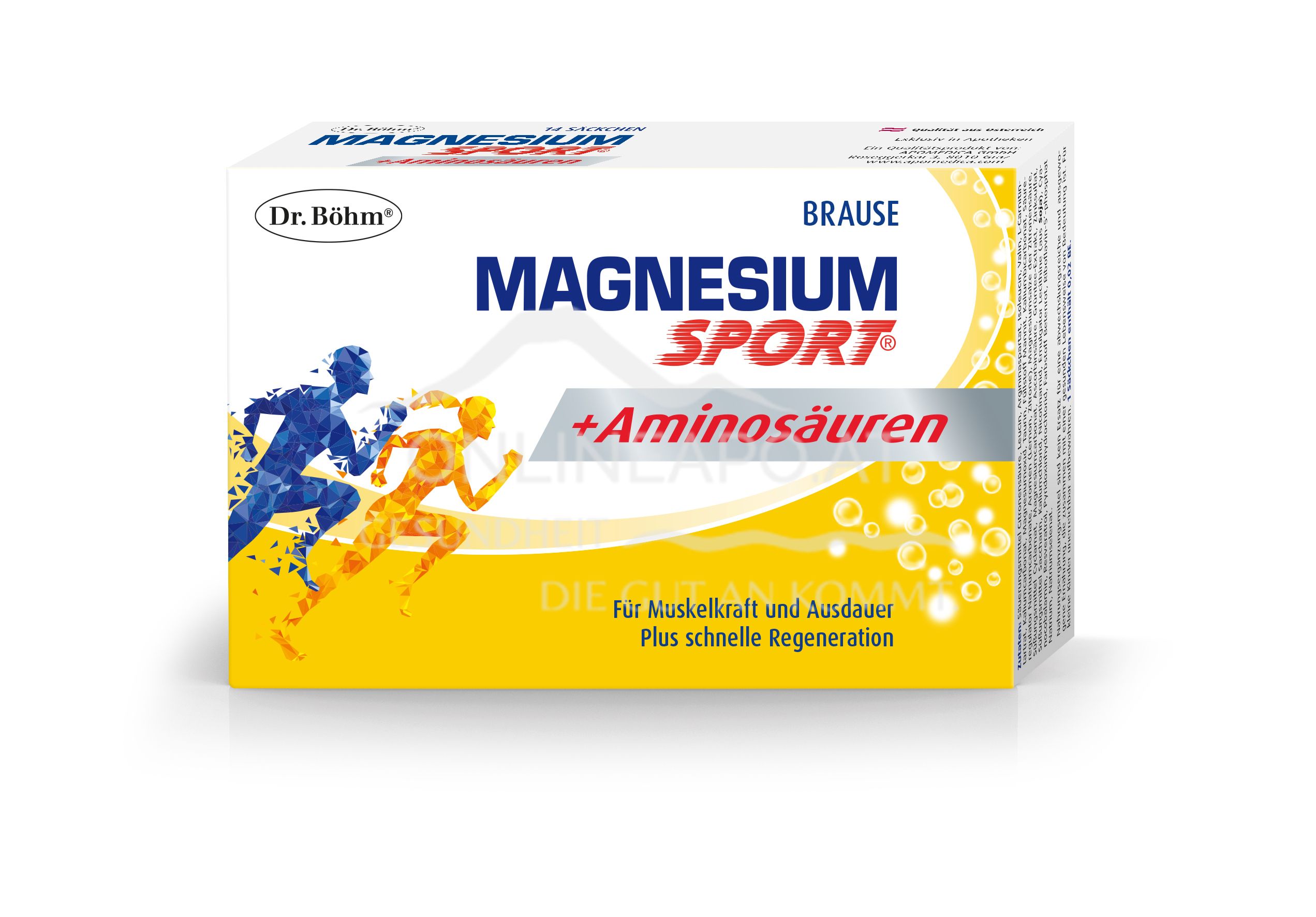 Dr. Böhm® Magnesium Sport® + Aminosäuren Brausegranulat